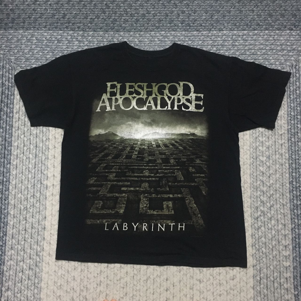 image of Band Tees x Rock Band Fleshgod Apocalypse Northern American 2013 Tour Tees in Black Ex (Size XL)