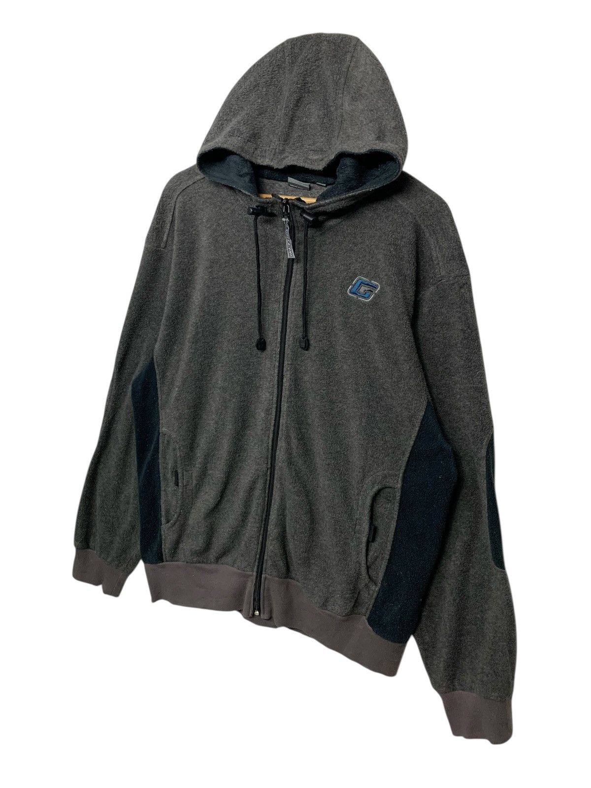 Gotcha Vintage Y2K Gotcha Small Logo Hoodie Zipper Down Fleece Size US M / EU 48-50 / 2 - 2 Thumbnail