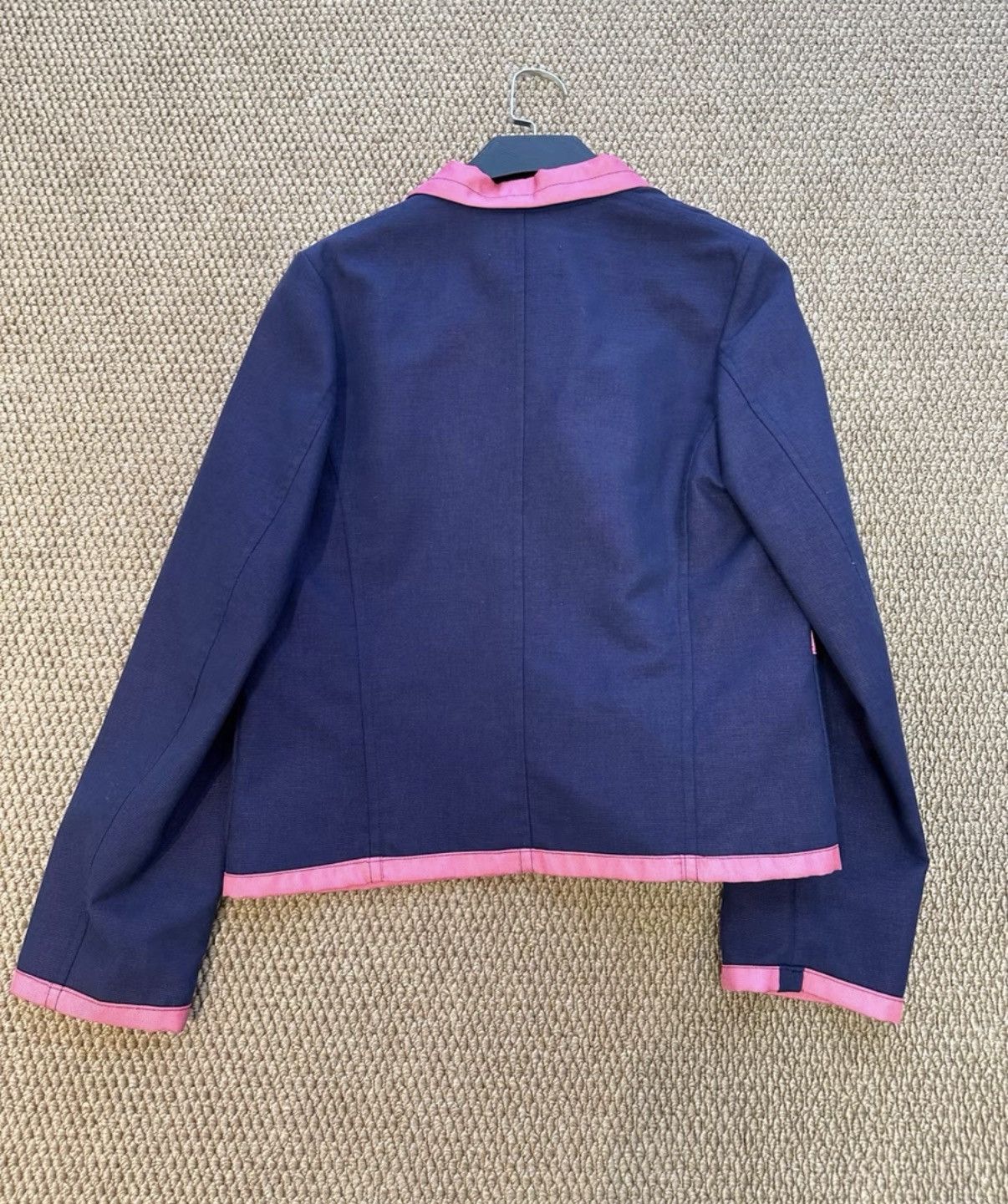 Comme des Garcons Comme des Garçons Navy Blue Blazer with Pink Trim K23 Size M / US 6-8 / IT 42-44 - 8 Thumbnail