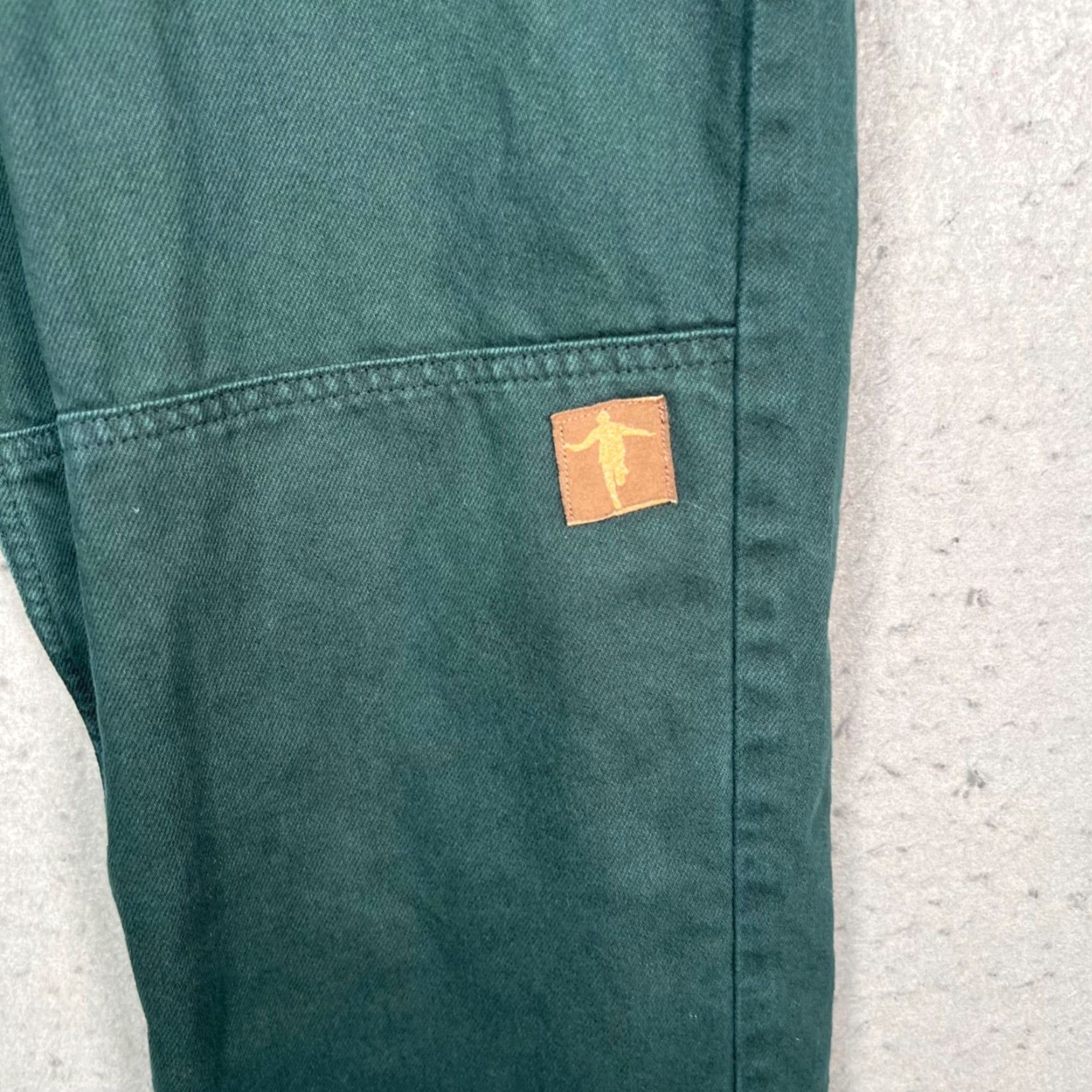 Vintage Hockey Mens Size 32 Green Carpenter Pants - 100% Cotton Workwear Straight Leg, Flat Front, Inseam 30, Vintage/Used, Mens Size US 32 / EU 48 - 5 Thumbnail