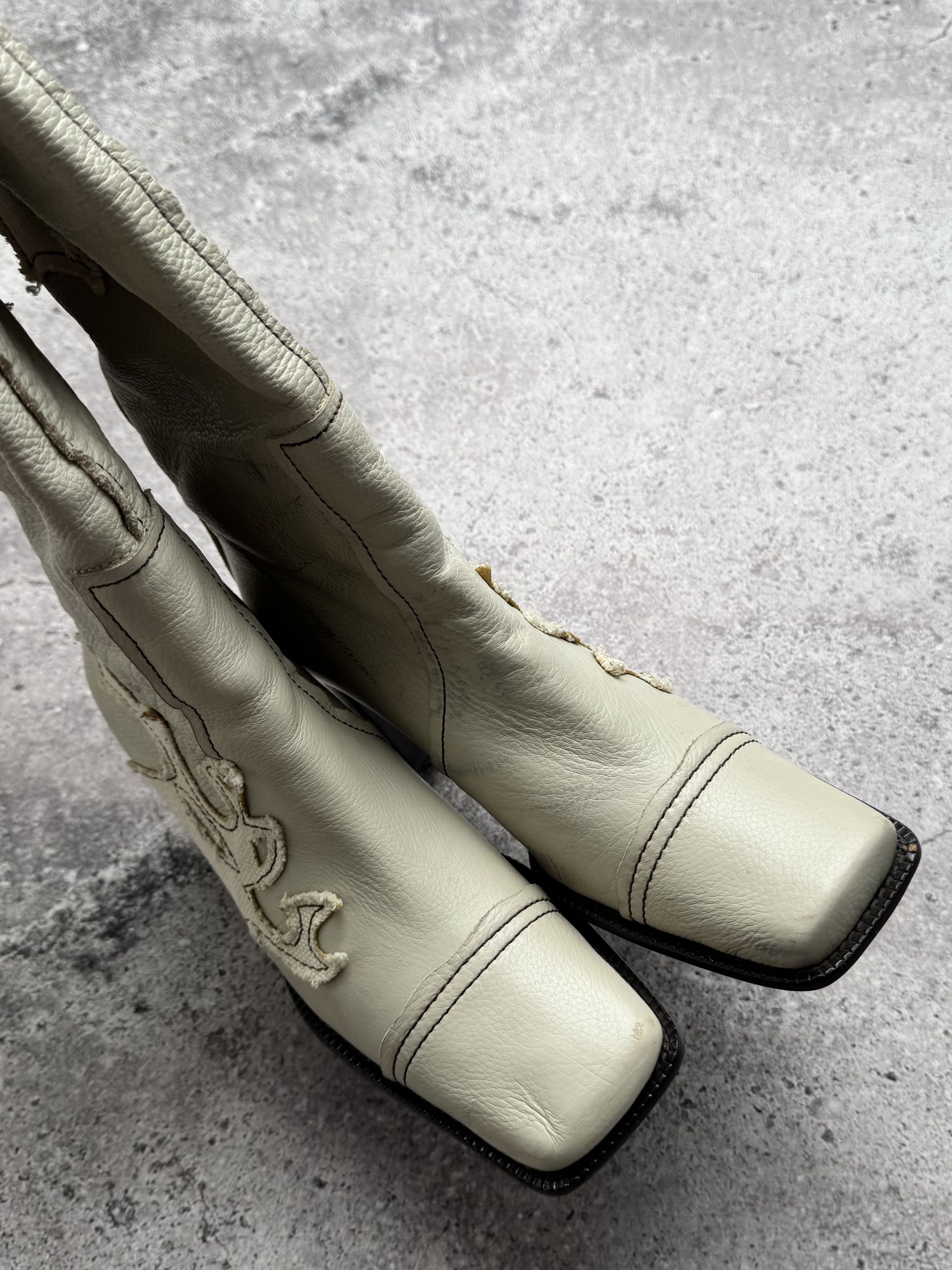 Vintage Vintage Leather Boots C5(V396)(E8) Size US 6 / IT 36 - 10 Thumbnail