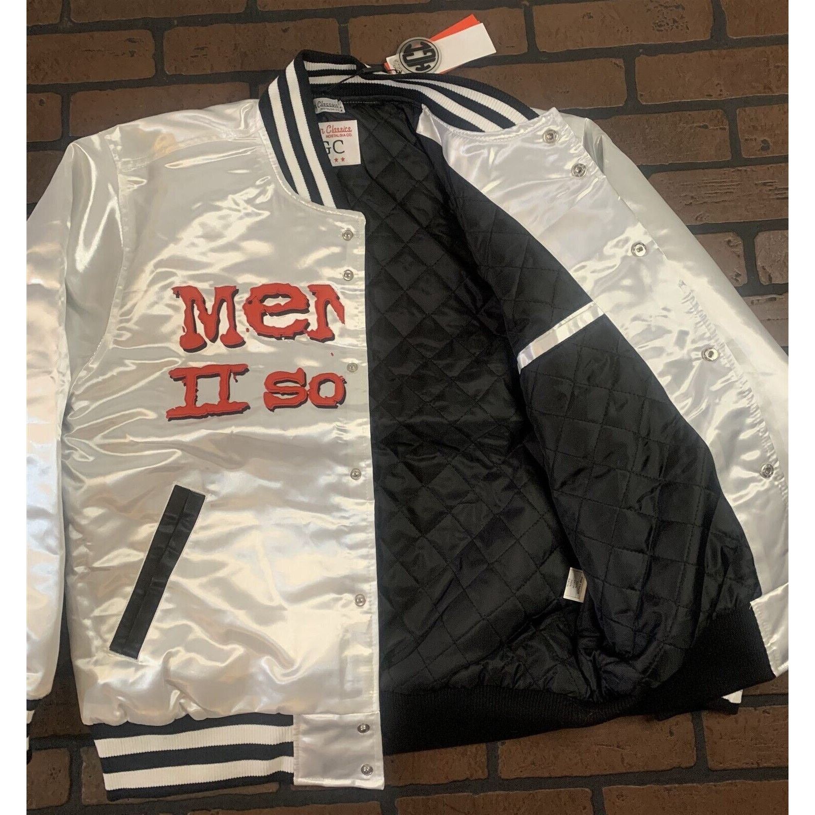 Other MENACE II SOCIETY Headgear Classics White Jacket~New~S- 2XL Size US L / EU 52-54 / 3 - 4 Thumbnail