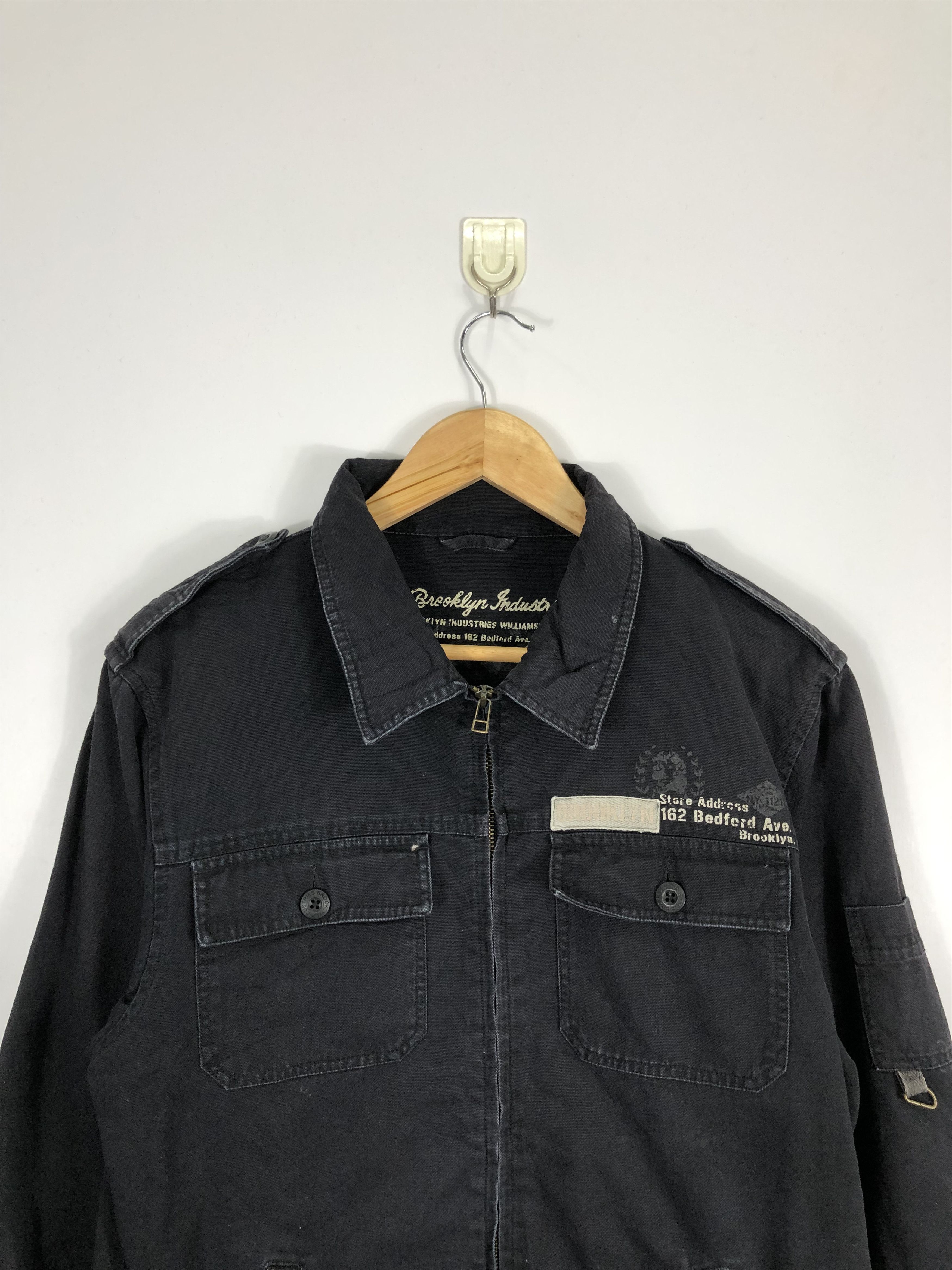 Vintage Vintage Brooklyn Industries Denim Jacket J0659 Size US M / EU 48-50 / 2 - 2 Thumbnail