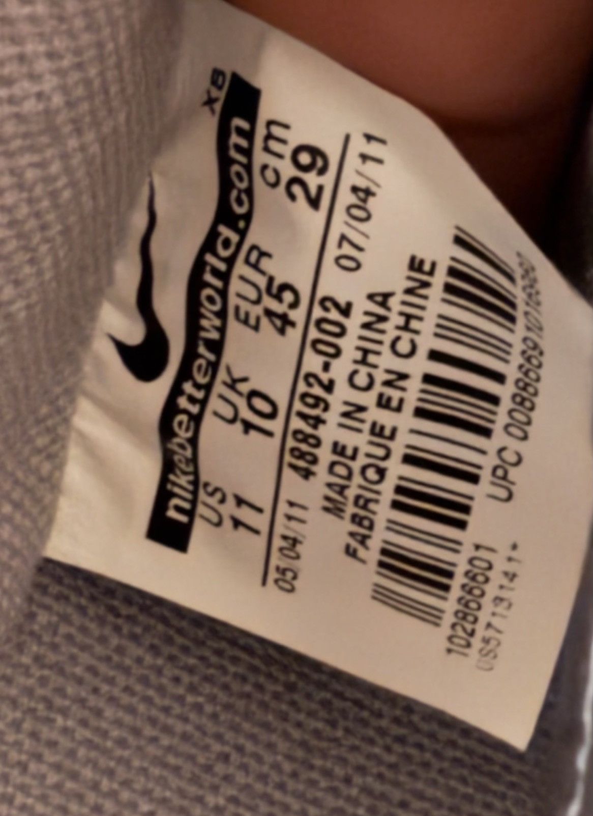 Nike Nike Zoom All Court 2 Low Fragment Leopard Gray Size US 11 / EU 44 - 8 Thumbnail