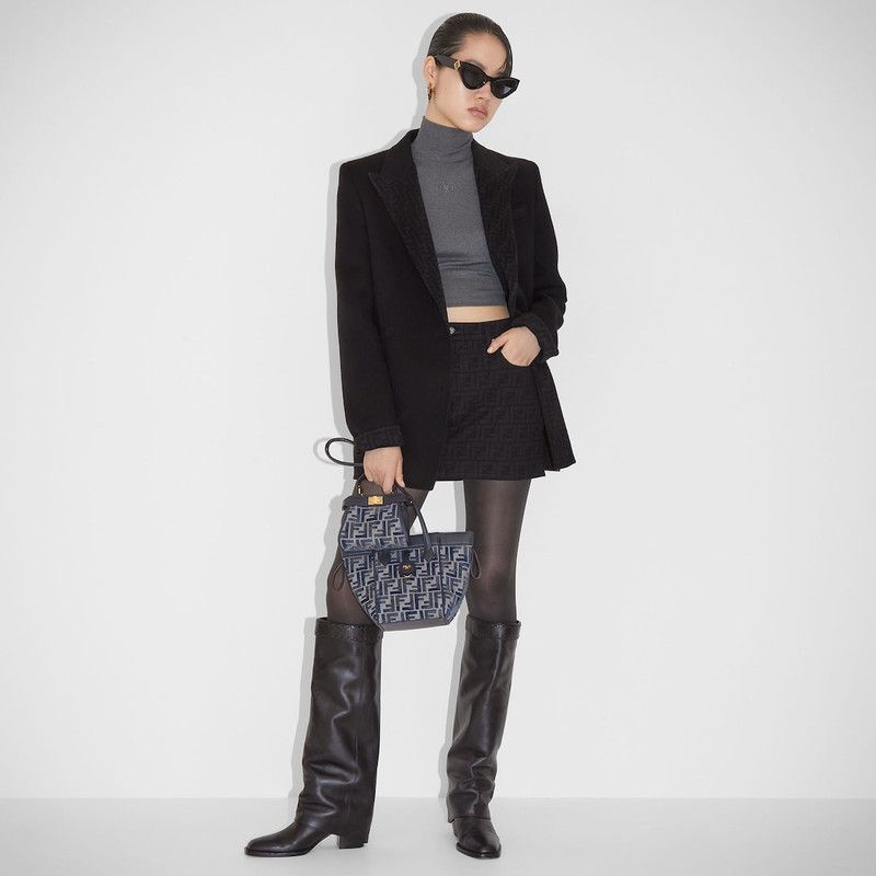 Fendi o1s1wg111225 Top in Dark Grey Size M / US 6-8 / IT 42-44 - 4 Thumbnail