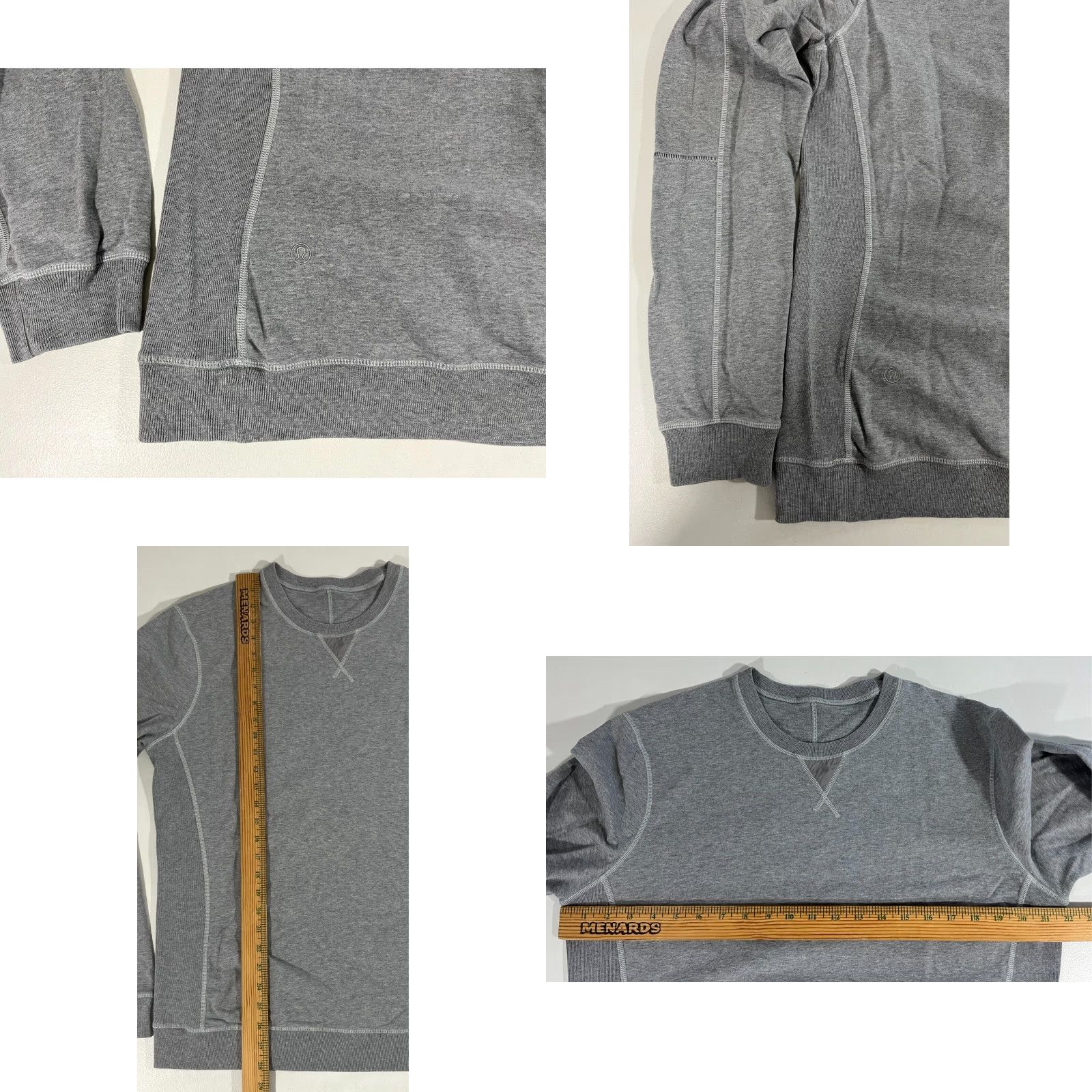 Lululemon VINTAGE Men's Lululemon All Town Crew Long Sleeve Sz L Shirt Size US L / EU 52-54 / 3 - 8 Thumbnail