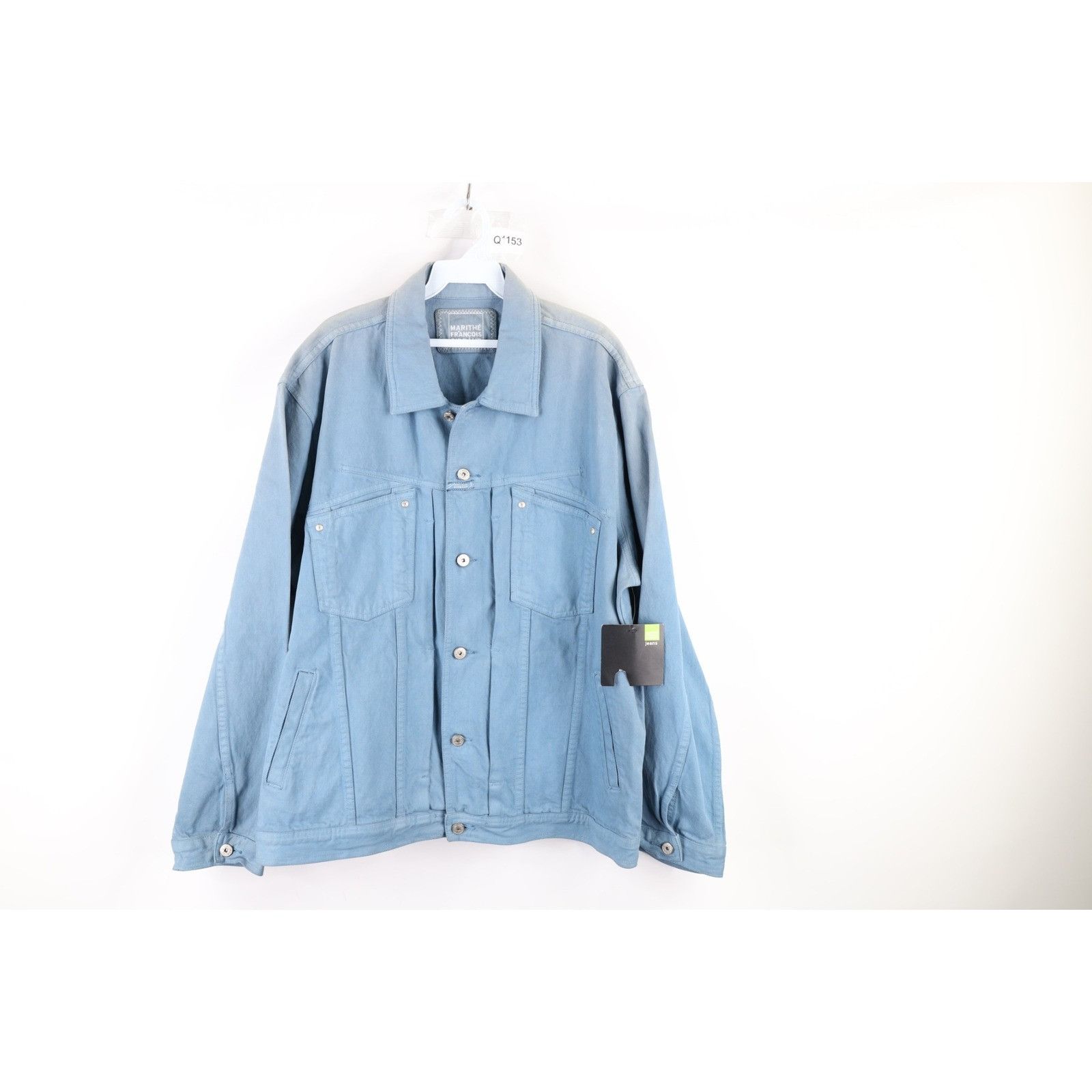 Marithe + Francois Girbaud NOS Vintage 90s Marithe Francois Girbaud Denim Jacket Size US L / EU 52-54 / 3 - 1 Thumbnail