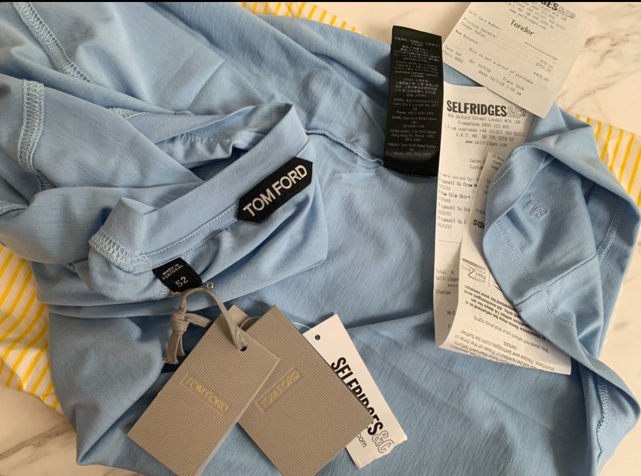Tom Ford Tom Ford Cotton blend crewneck t-shirt Size US M / EU 48-50 / 2 - 21 Thumbnail