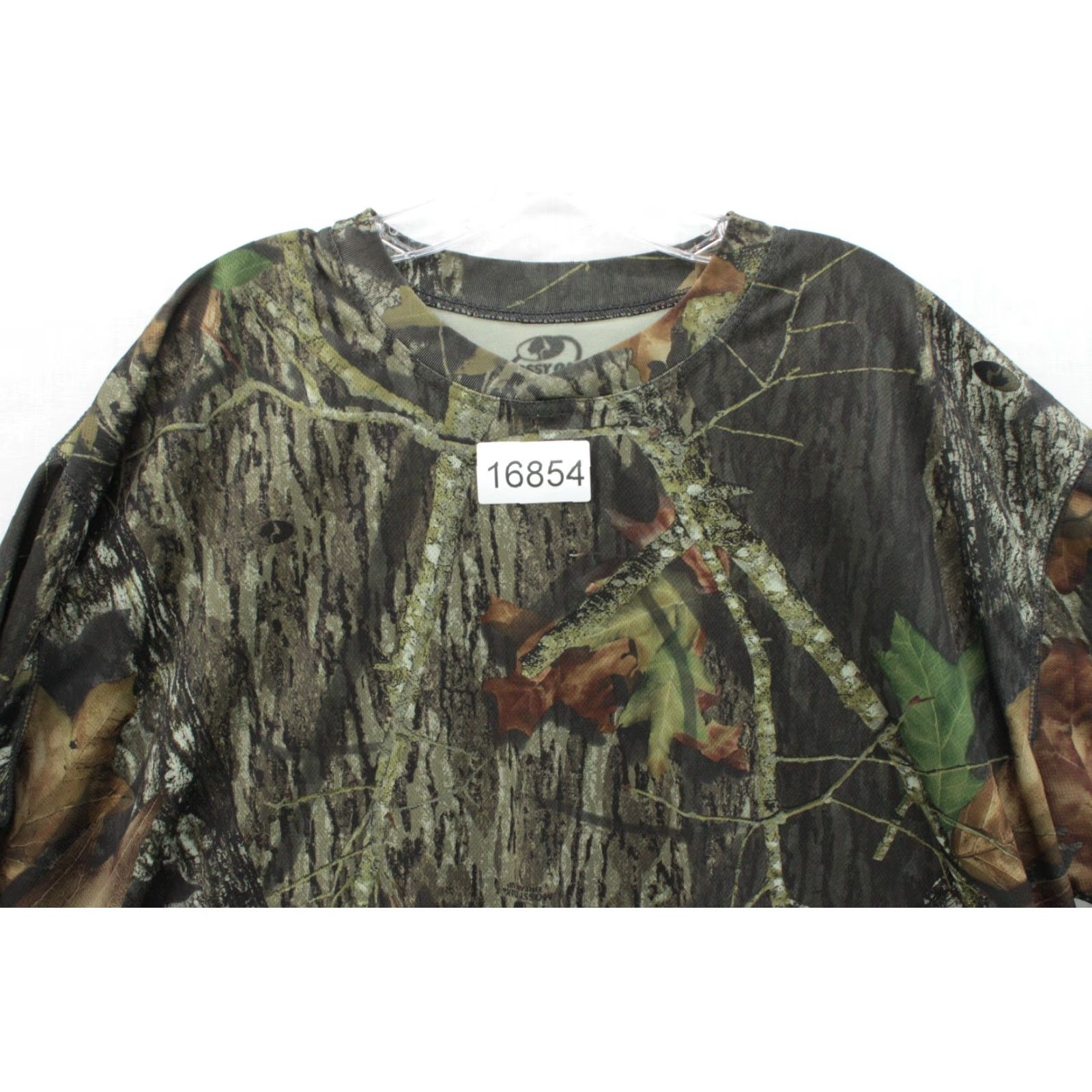 Vintage VINTAGE not applicable; Mossy Oak Break Up Camo Shirt Mens 2XL Woodland Green Longsleeve Pullover V Neck Size US XXL / EU 58 / 5 - 5 Thumbnail