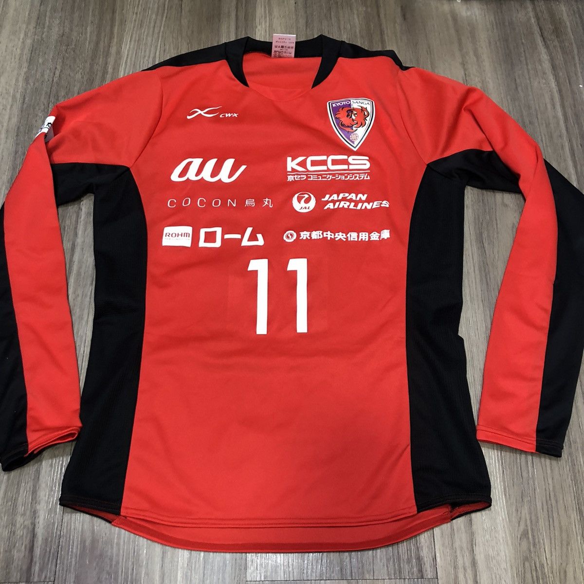 Japanese Brand Kyoto sanga player issue Longsleeves training jersey #11 Size US M / EU 48-50 / 2 - 1 Thumbnail
