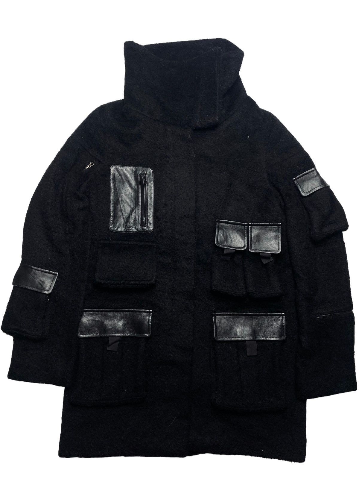 14th Addiction 2000s Hail Co - Wool Cargo Jacket Size US M / EU 48-50 / 2 - 4 Thumbnail