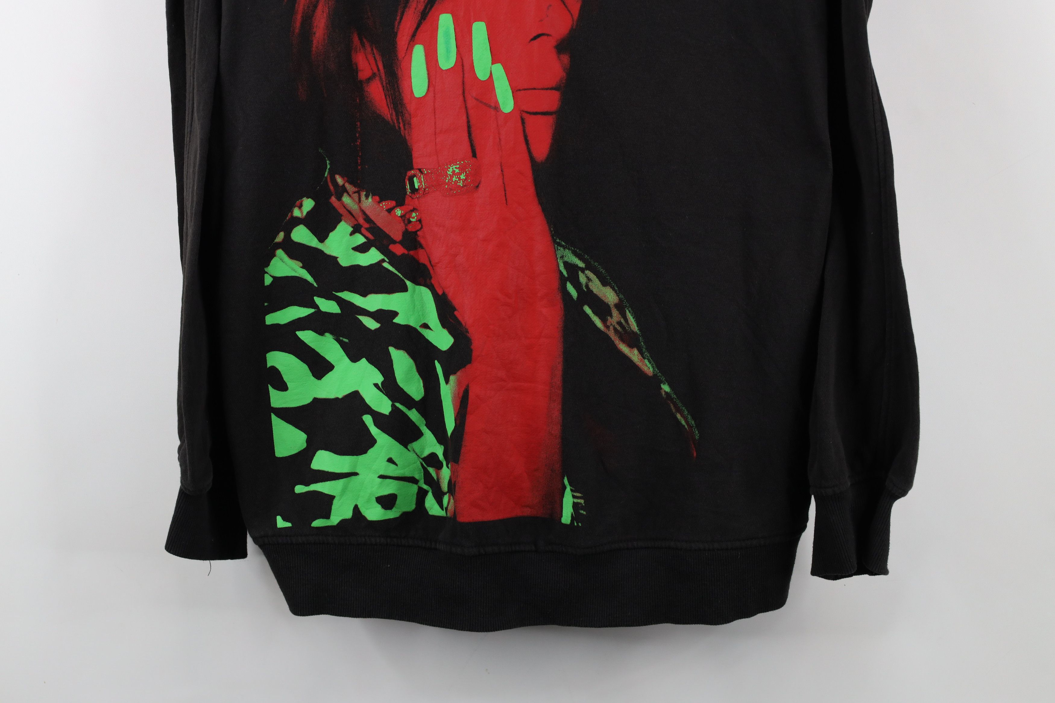 Vintage Billie Eilish Distressed Official Band Hoodie Sweatshirt Size XL / US 12-14 / IT 48-50 - 3 Thumbnail