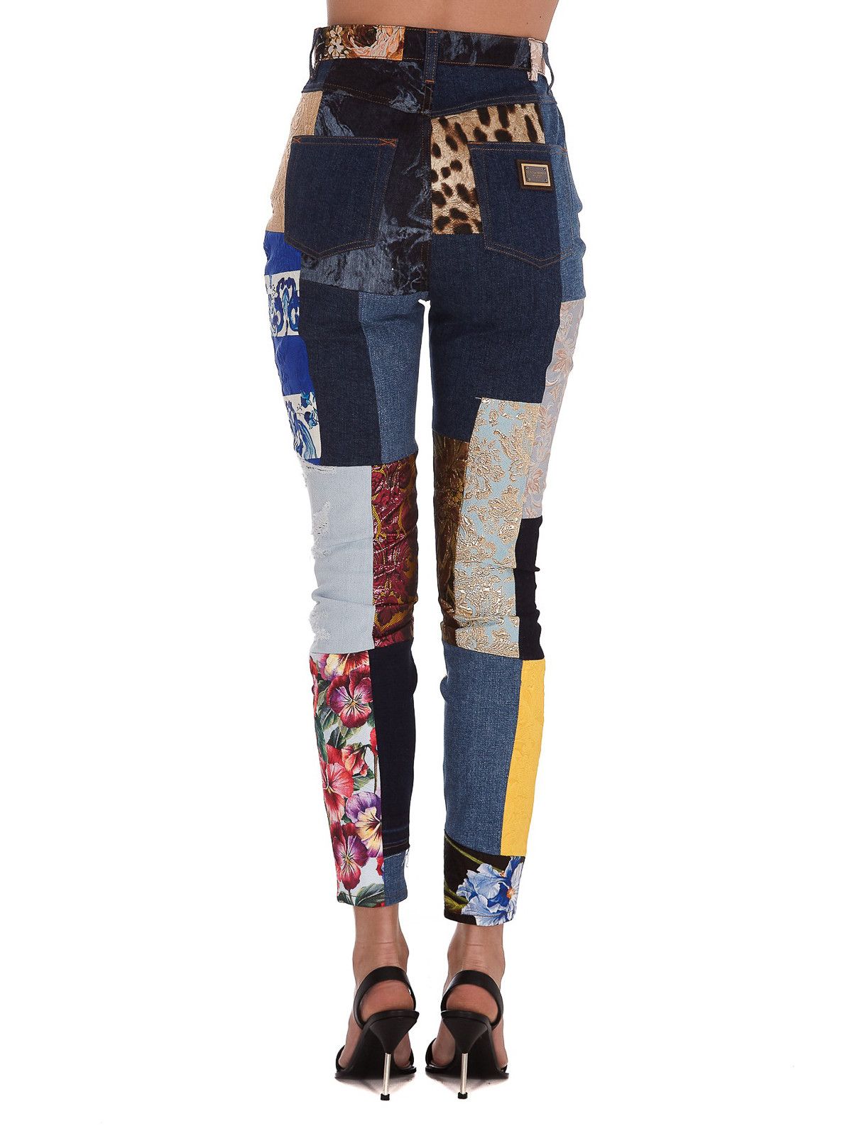 Dolce & Gabbana o1y0825 Denim Pant in Multicolor Size 30" / US 8 / IT 44 - 4 Thumbnail
