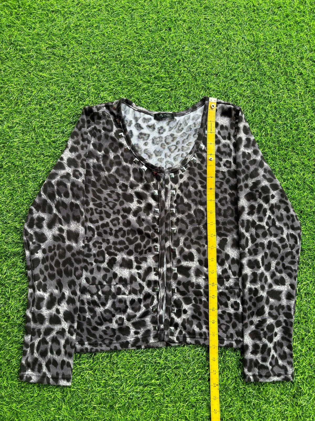 Hysteric Glamour Y2k Sky Bomber Studded Leopard Ifsixwasnine Punk Style Size L / US 10 / IT 46 - 9 Thumbnail