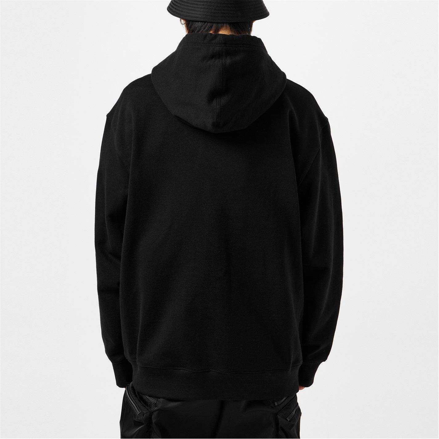 Prada PRADA Triangle Logo Fleece Hoodie Size US L / EU 52-54 / 3 - 4 Thumbnail