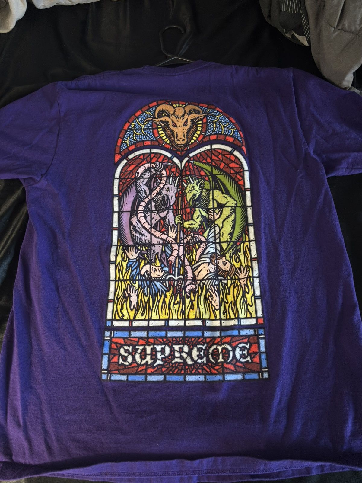 Supreme Supreme Worship Tee Size US L / EU 52-54 / 3 - 2 Thumbnail
