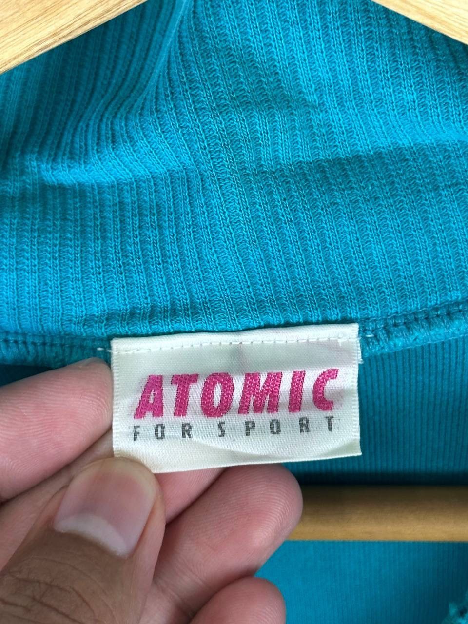 Atomic × Vintage RARE VINTAGE DISTRESSED ATOMIC HALF ZIPPER Size US M / EU 48-50 / 2 - 10 Thumbnail