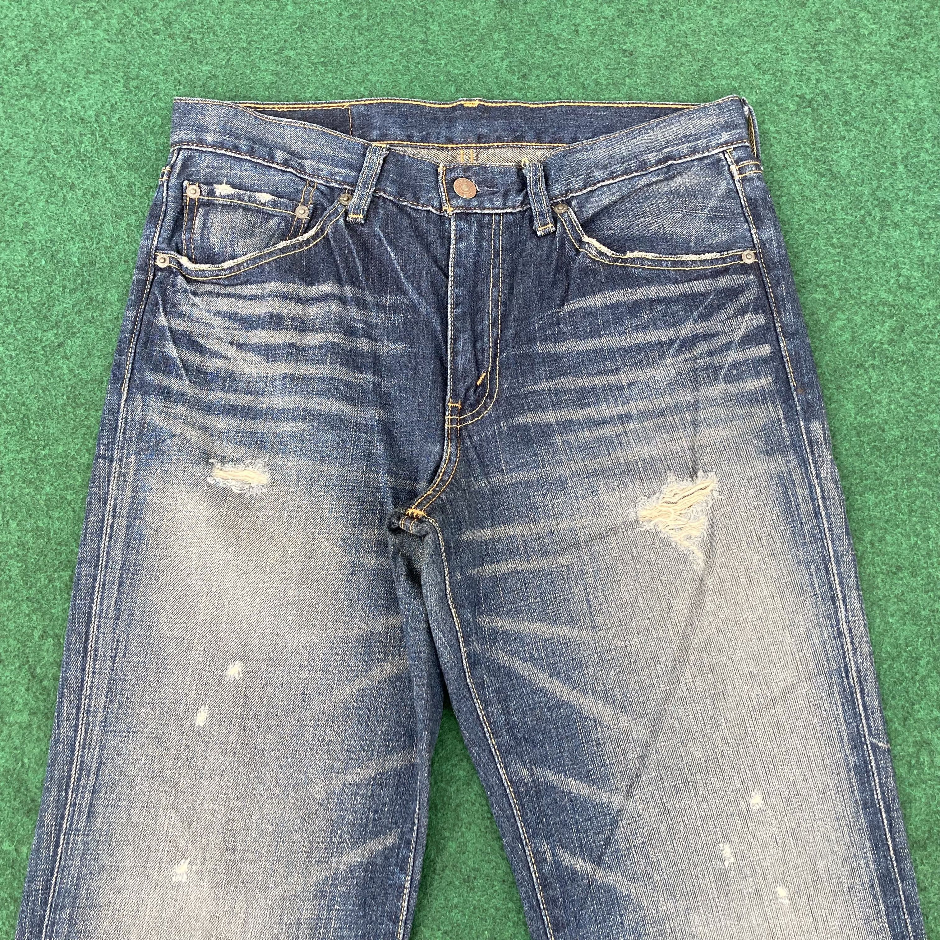 Levi's Vtg Levis 517 Denim Bootcut Flared Jeans Size US 31 - 3 Thumbnail