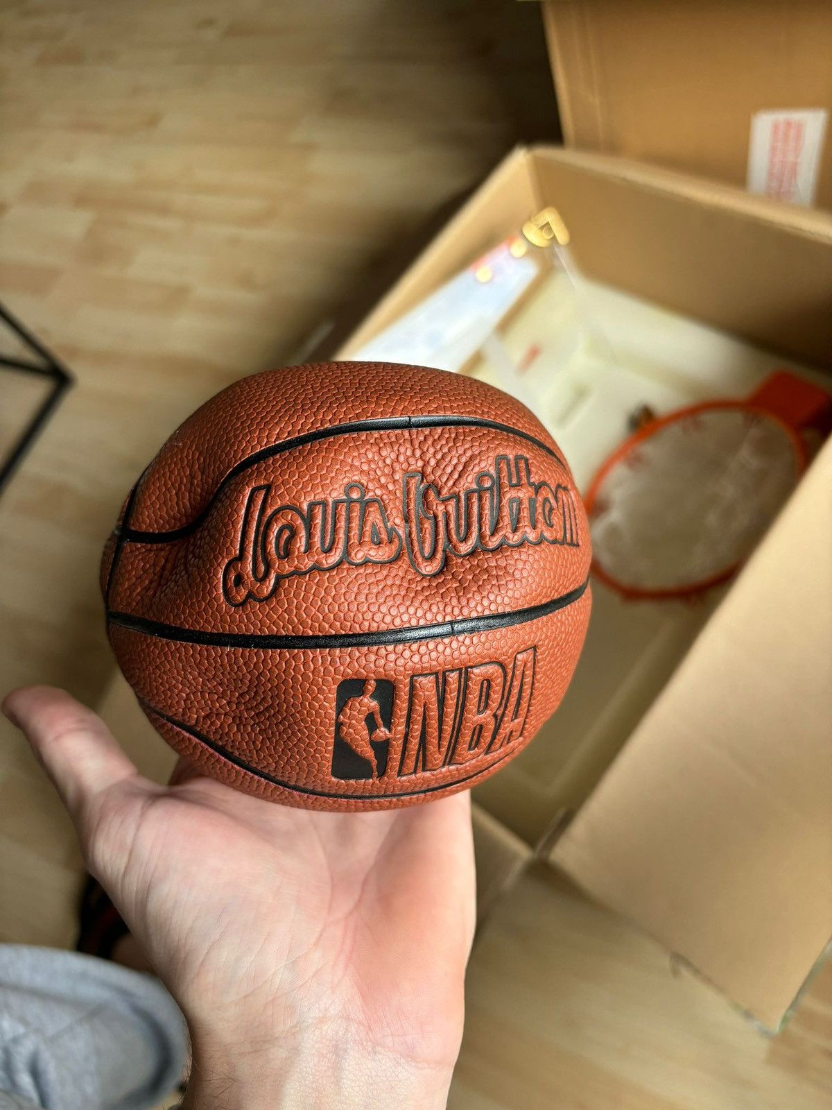Louis Vuitton × NBA × Virgil Abloh Louis Vuitton x NBA Mini Basketball Hoop plexiglass Size ONE SIZE - 2 Thumbnail