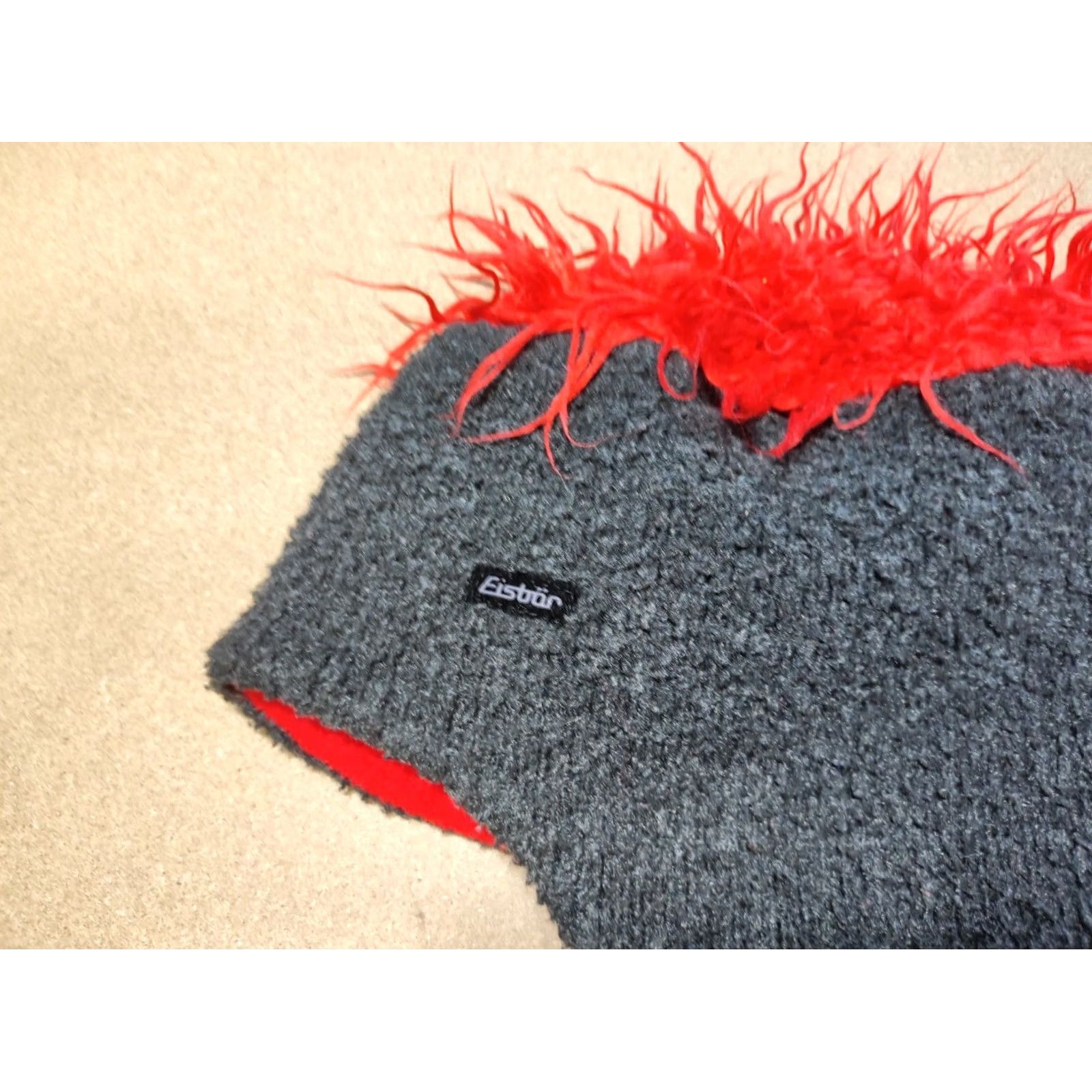 Vintage VINTAGE Eisbar Beanie Hat Beanie L-XL Fleece Cap Faux Fur Lined Outdoor Punk Ski Unisex Adults Gray Mens Womens Boys Girls Size L / US 10 / IT 46 - 3 Thumbnail