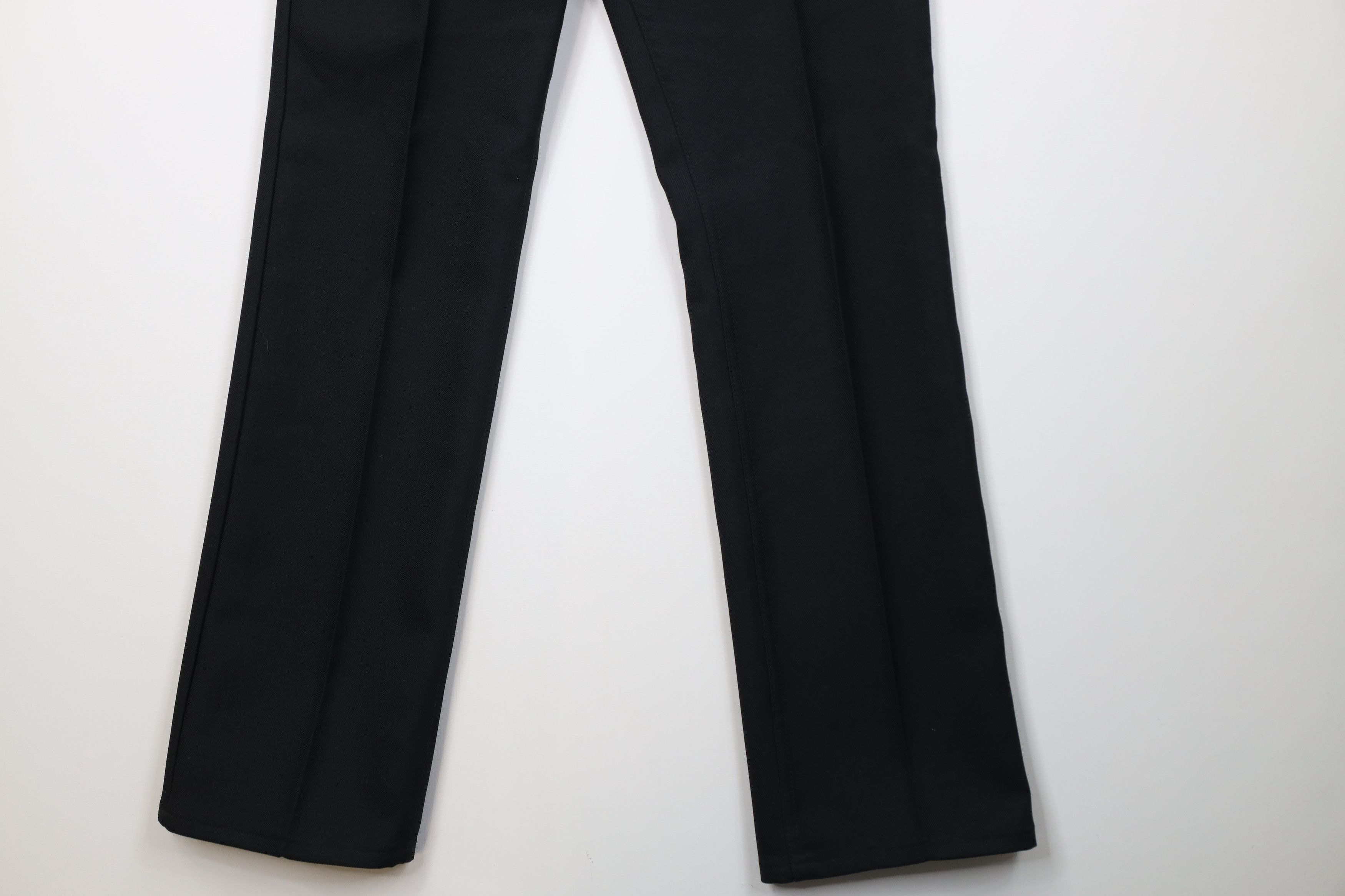Wrangler Vintage 70s Wrangler Flared Wide Leg Chino Pants Black USA Size US 34 / EU 50 - 4 Thumbnail