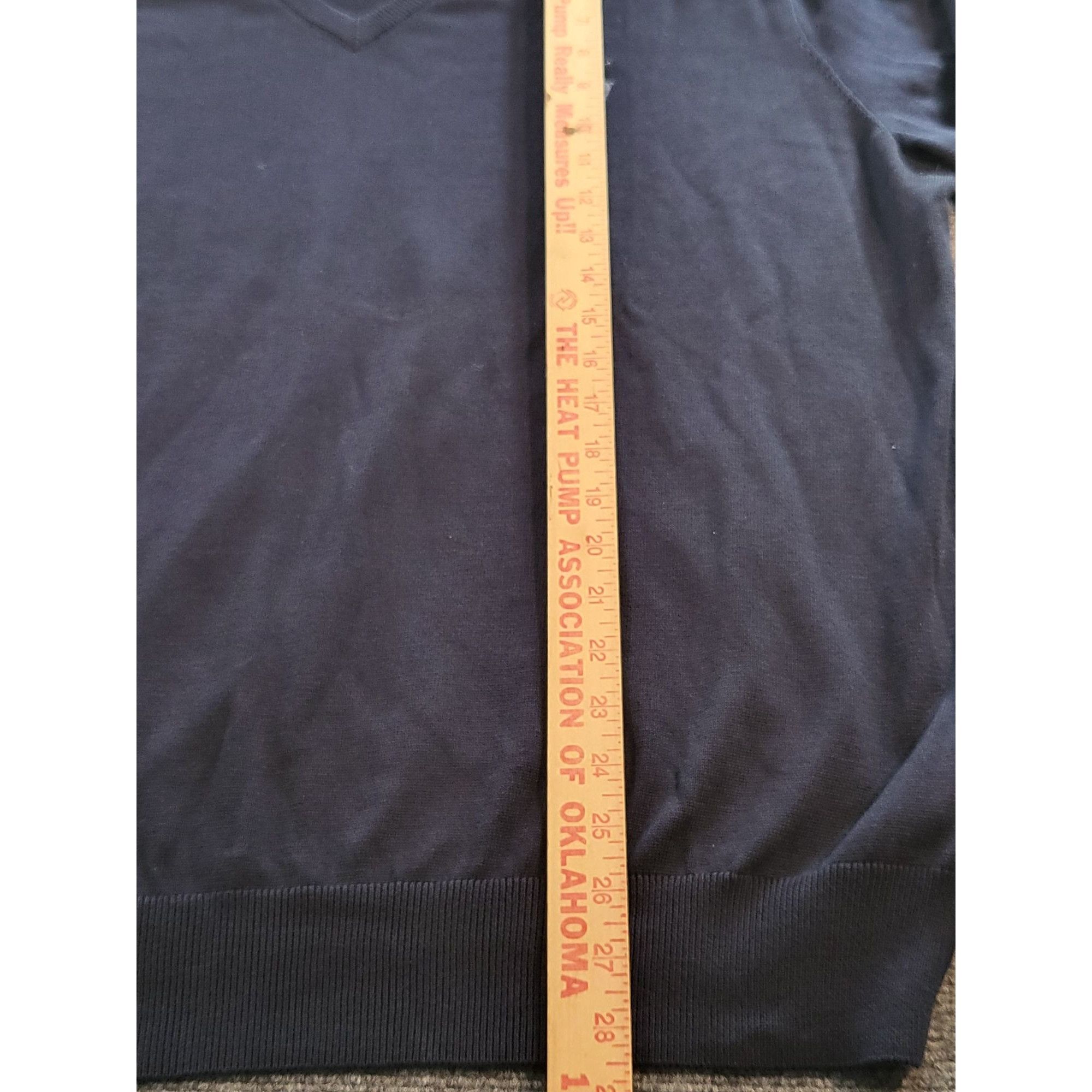 Polo Ralph Lauren Polo Ralph Lauren Pima Cotton Sweater Men Sz XL V Neck Blue Size US XL / EU 56 / 4 - 3 Thumbnail
