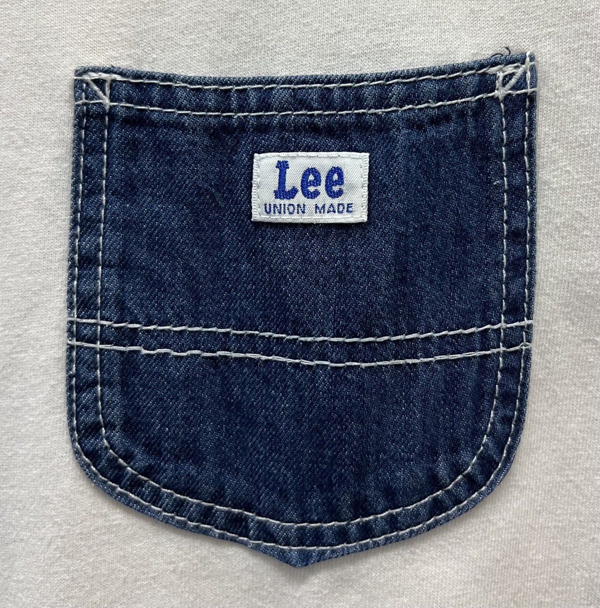 Lee × Vintage VINTAGE LEE UNION MADE SANFORIZED SHRUNK T SHIRT Size US L / EU 52-54 / 3 - 3 Thumbnail
