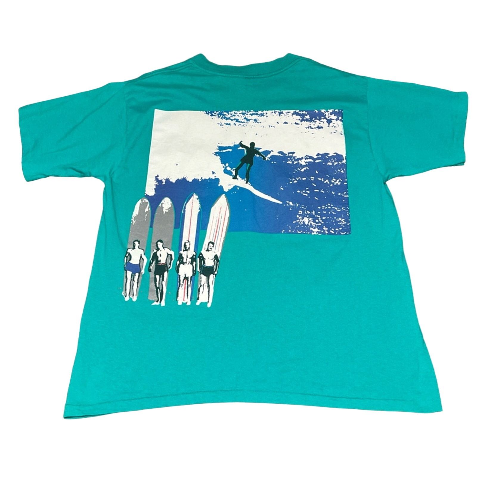 Vintage Vintage 80’s 90s Hobie All Over Print AOP Single Stitch Surf Size US L / EU 52-54 / 3 - 1 Thumbnail