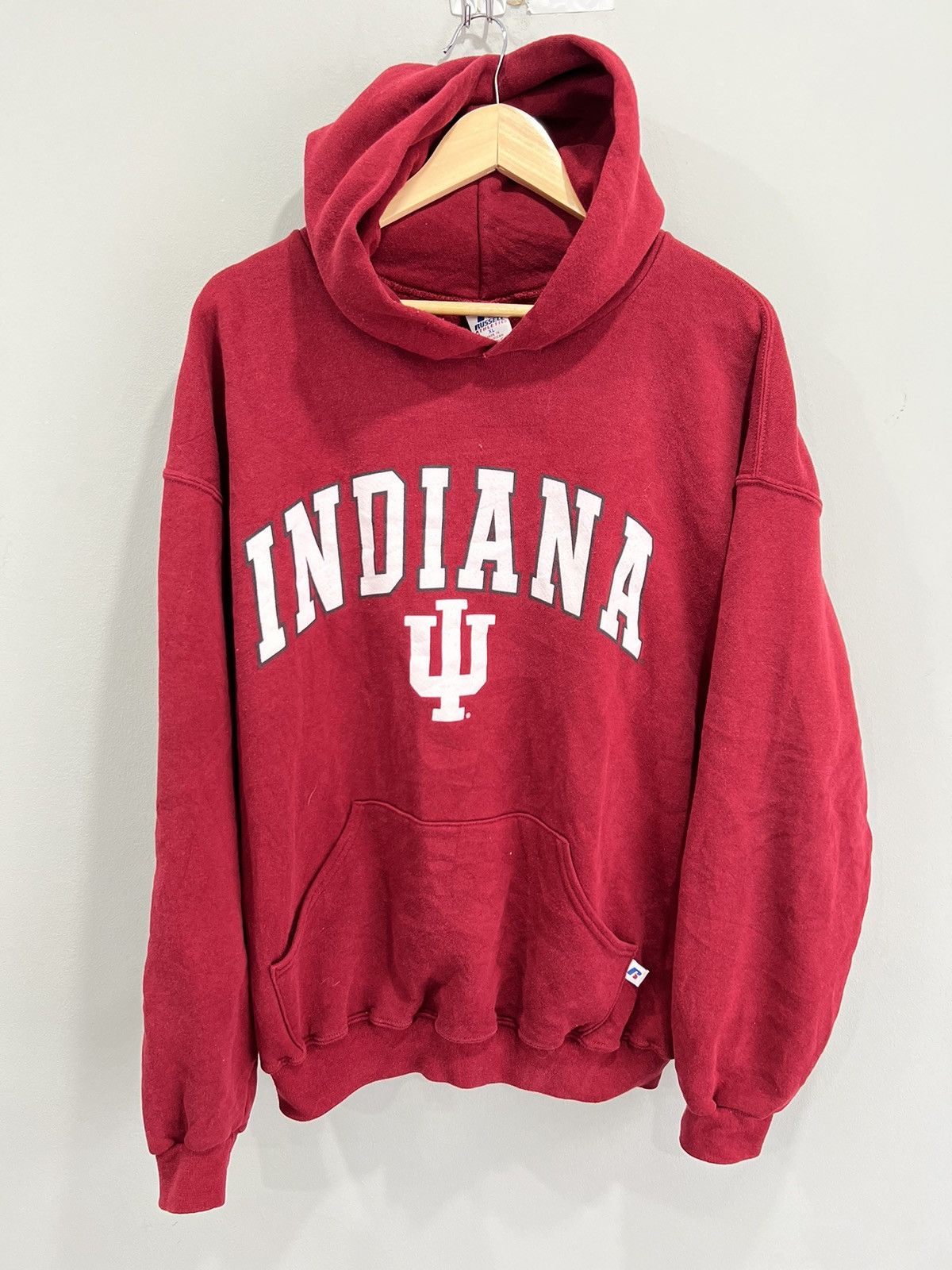Russell Athletic Vintage Russell Athletic Indiana University Sweater Hoodie Size US XL / EU 56 / 4 - 2 Thumbnail