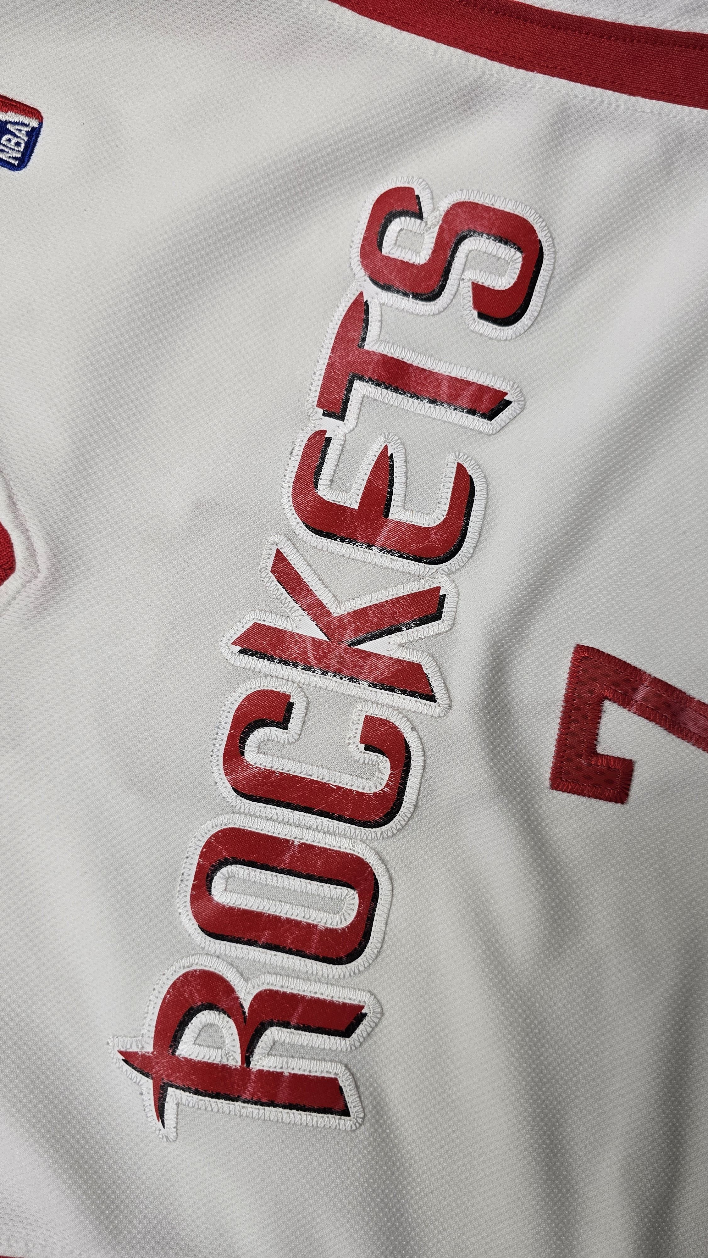 Adidas Jeremy Lin Houston Rockets #7 Jersey XL +2 Length Stitched Size US XL / EU 56 / 4 - 9 Thumbnail