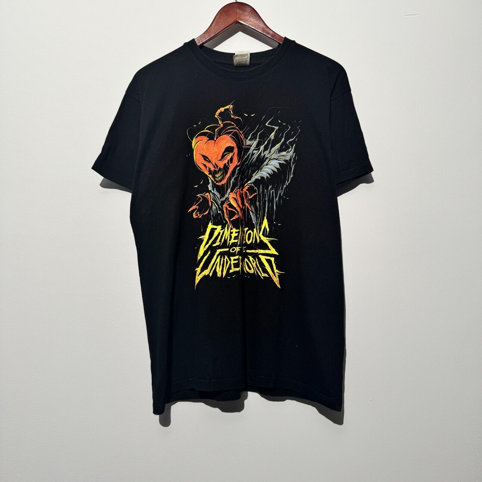 Vintage Vintage Unisex Black Cotton T-Shirt Size M Underworld Y2K Size US M / EU 48-50 / 2 - 1 Thumbnail