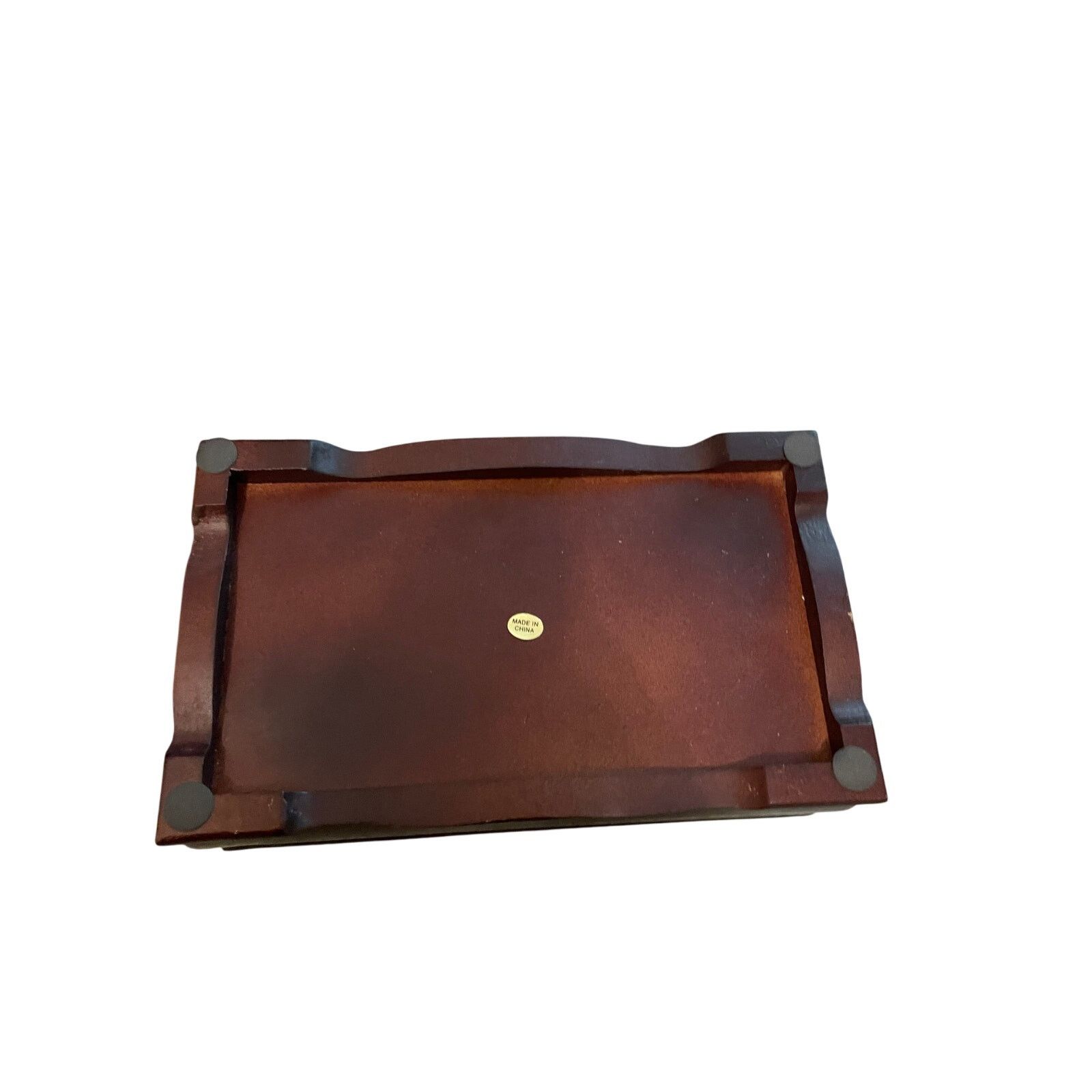 Other NWOB Wooden Stained Dark Small Victorian Retro Jewelry Box Size ONE SIZE - 5 Thumbnail