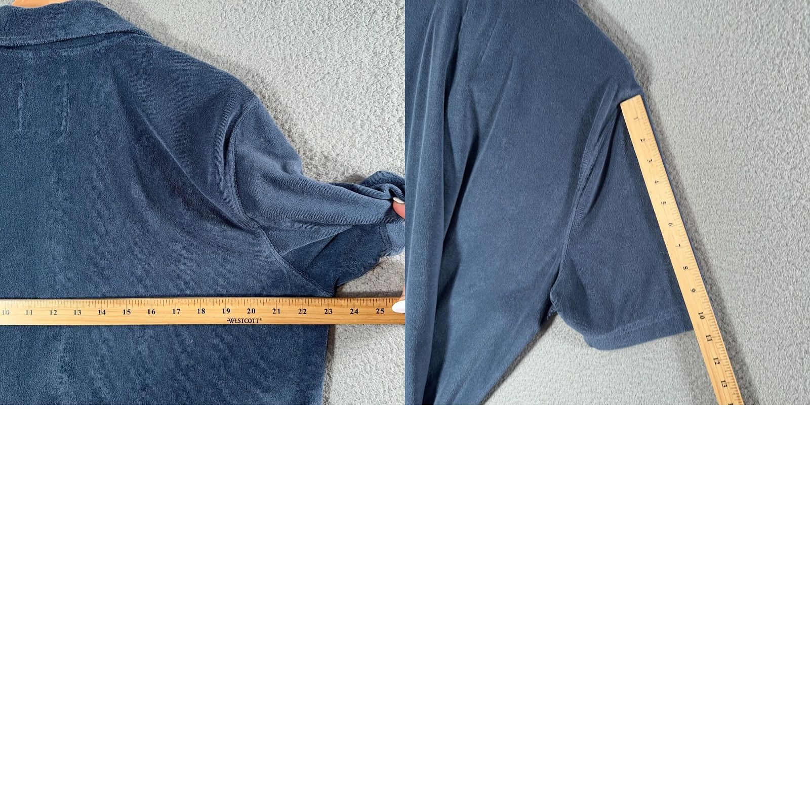 Vintage Mugsy Jeans Button-Up Shirt Mens Large Short Sleeve Beach Lounge Cabana Size US L / EU 52-54 / 3 - 8 Thumbnail