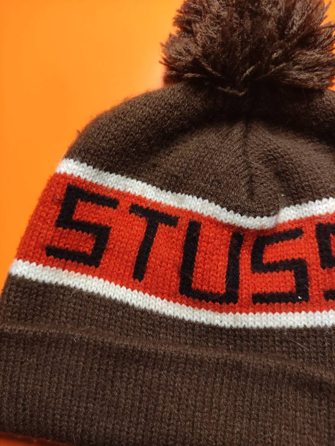 Stussy Rare! Vtg 90's Stussy Bobble Beanie Made in USA Size ONE SIZE - 3 Thumbnail