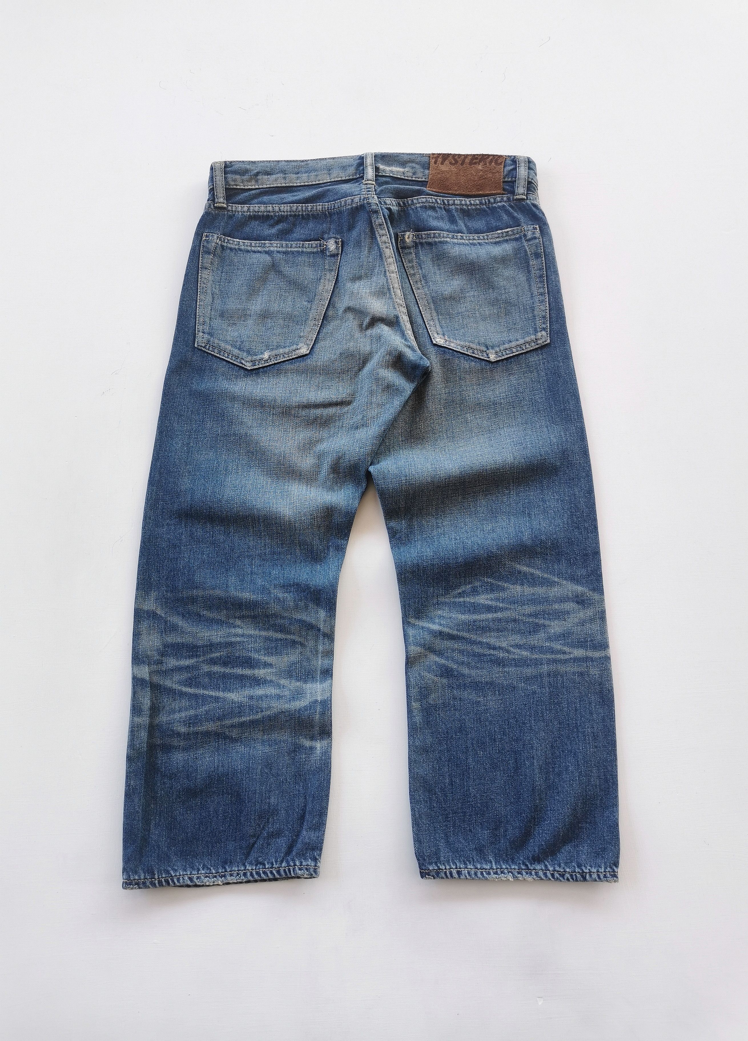 Hysteric Glamour HYSTERIC Hysteric Glamour Vintage Punk Rock Cropped Denim Size US 29 - 13 Thumbnail