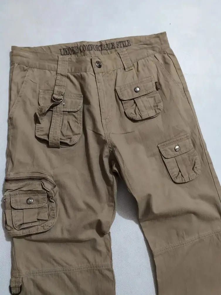 Japanese Brand Lieobe Nice Multipocket Gas Mask Cargo Tactical Pants Size US 28 / EU 44 - 2 Thumbnail