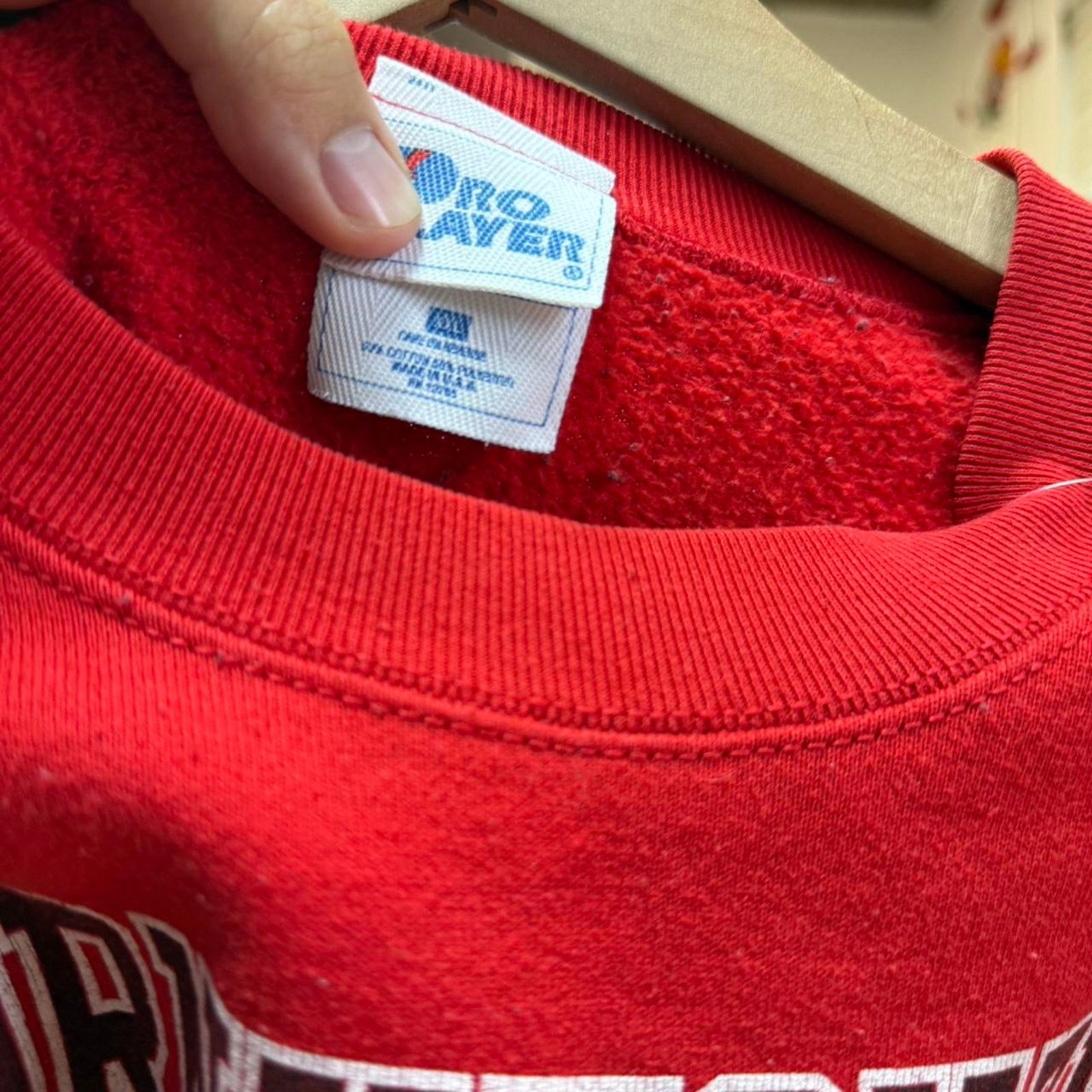 Vintage Vintage 90s Nebraska Huskers Helmet Cornhuskers Crewneck Size US XXL / EU 58 / 5 - 7 Thumbnail
