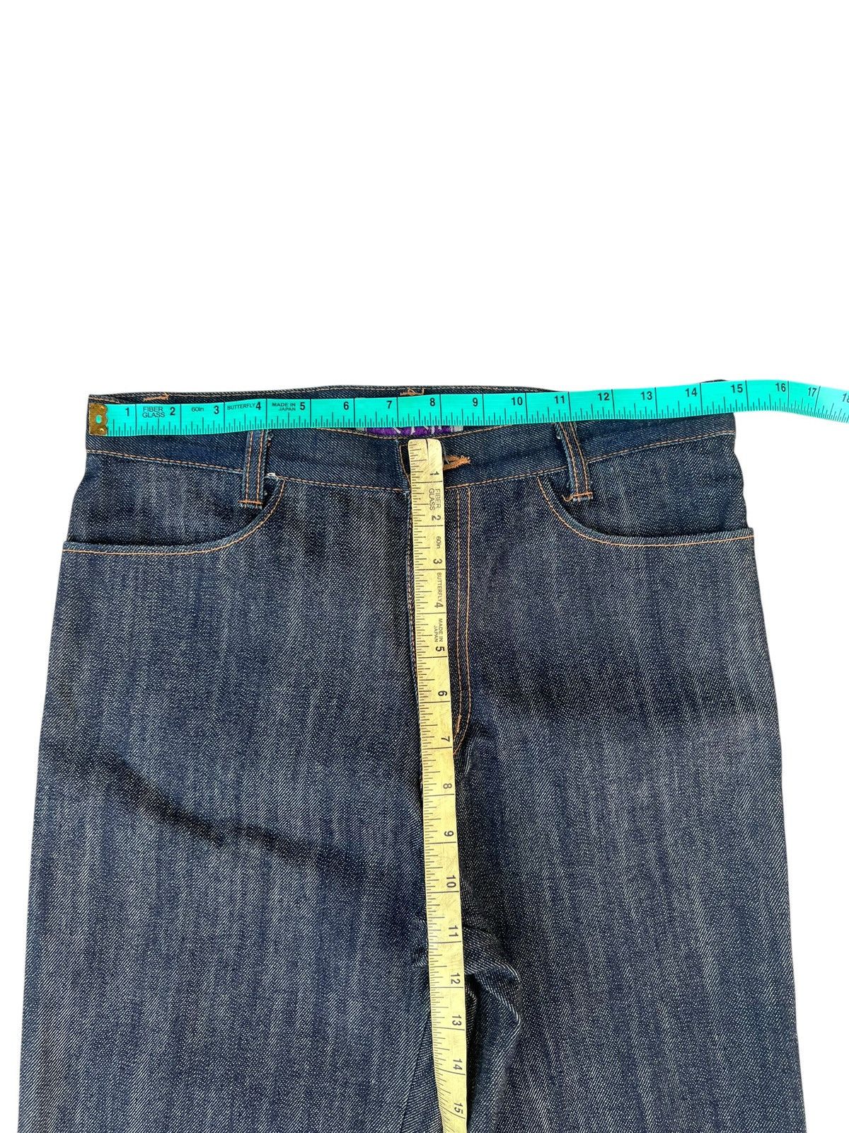 Vintage CLUTCH Japan Folded Leg Redline Selvedge Denim Size US 30 / EU 46 - 4 Thumbnail