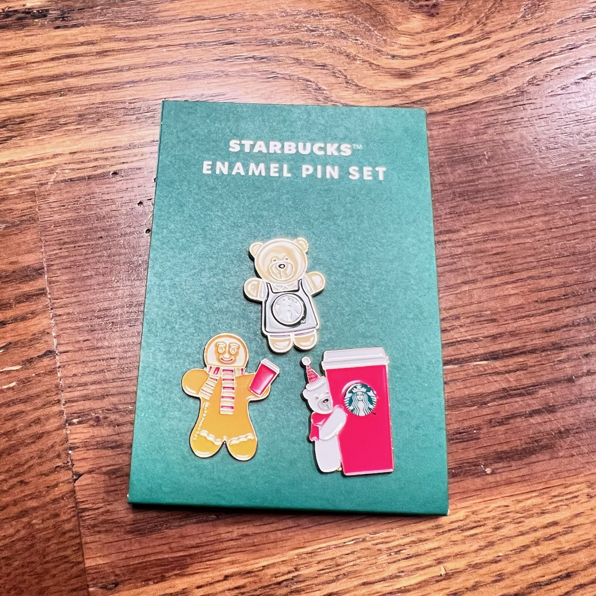 Other NEW Starbucks 2025 Holiday Enamel 3 Pin Set Size ONE SIZE - 1 Thumbnail