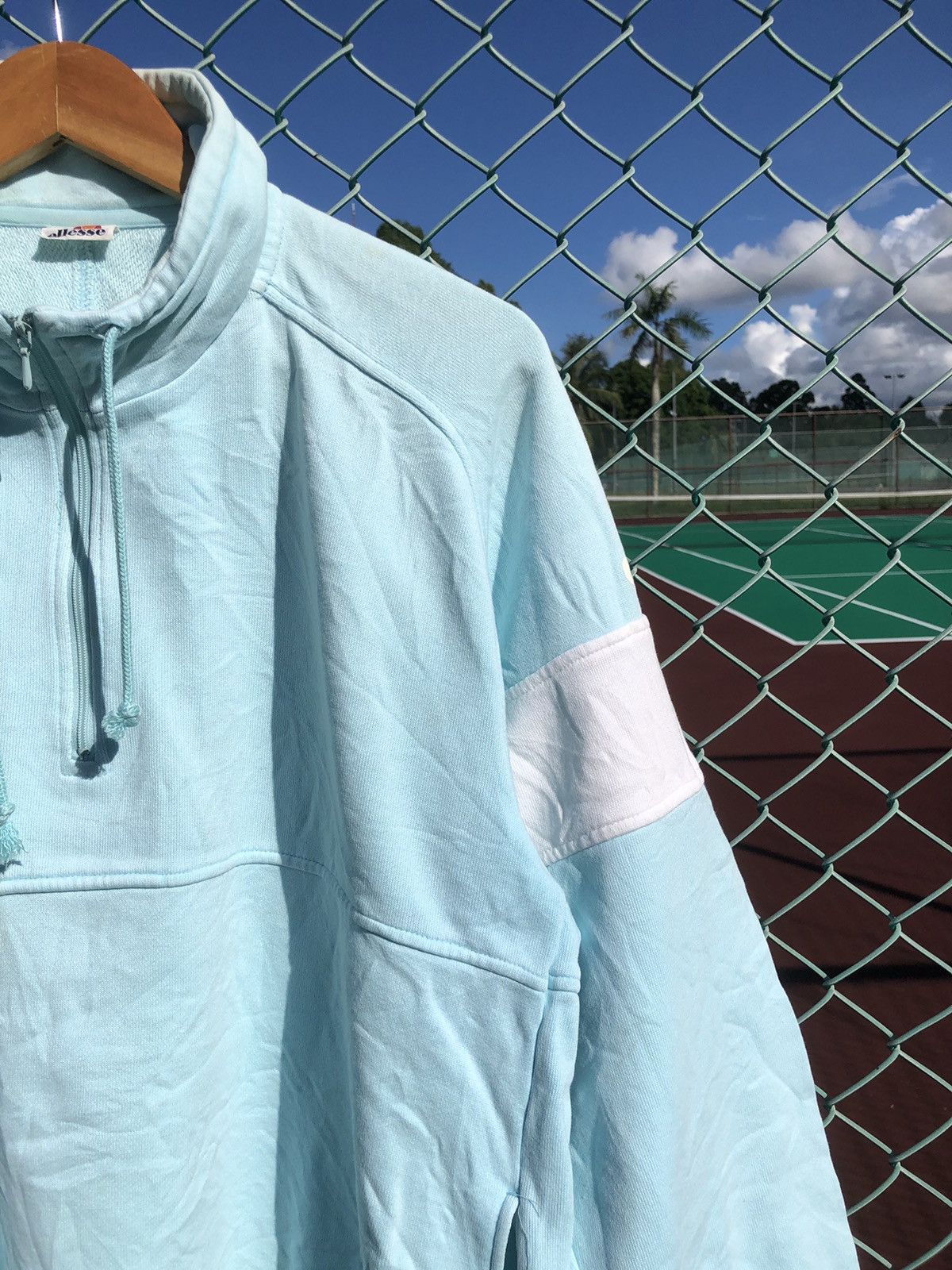 Ellesse × Japanese Brand × Vintage Vintage Ellesse Il Tennis Sul Serio 1/4 zipper Sweatshirt Size US L / EU 52-54 / 3 - 5 Thumbnail