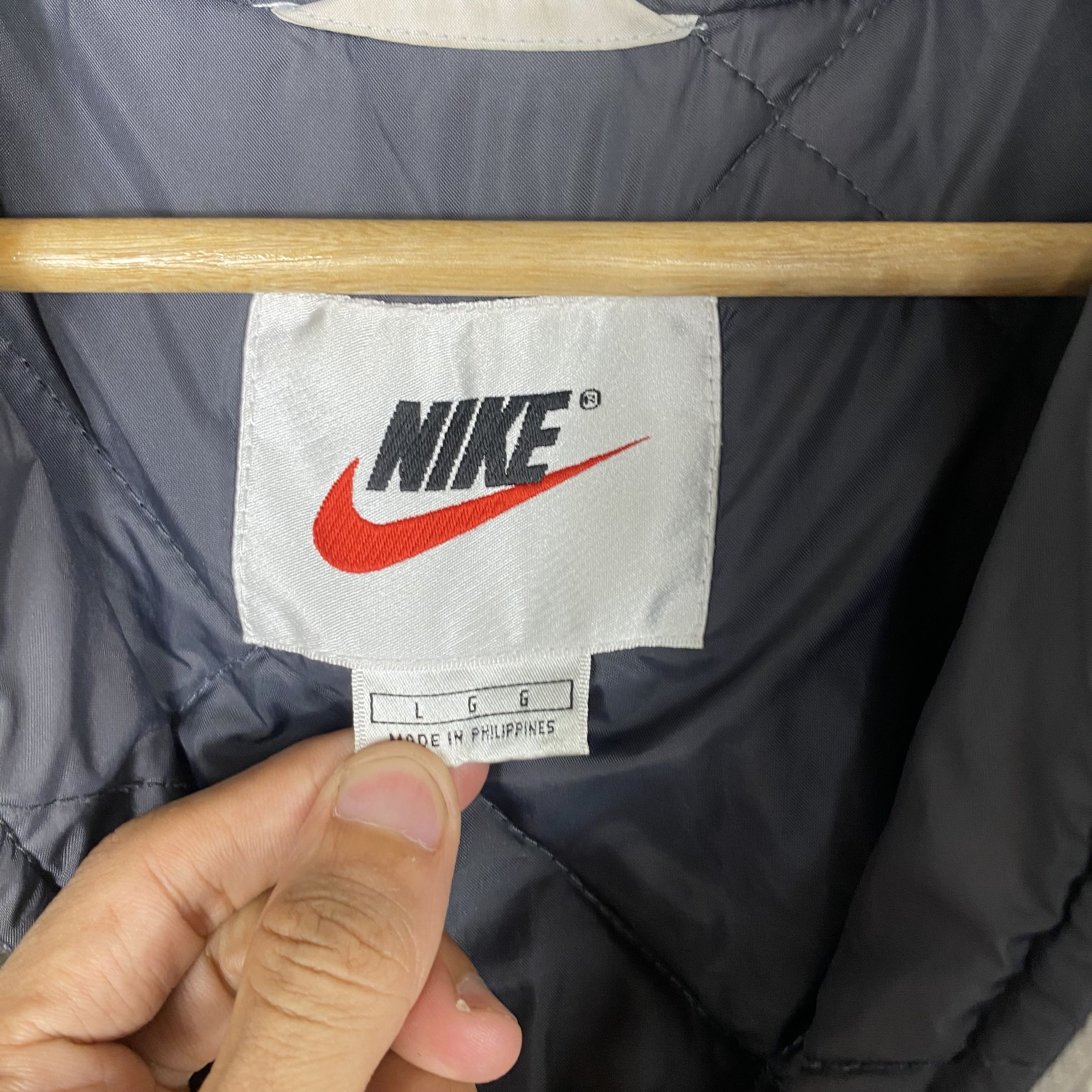 Nike 💥 90s NIKE SPORT HOODED ZIPPER LIGHT JACKET Size US L / EU 52-54 / 3 - 6 Thumbnail