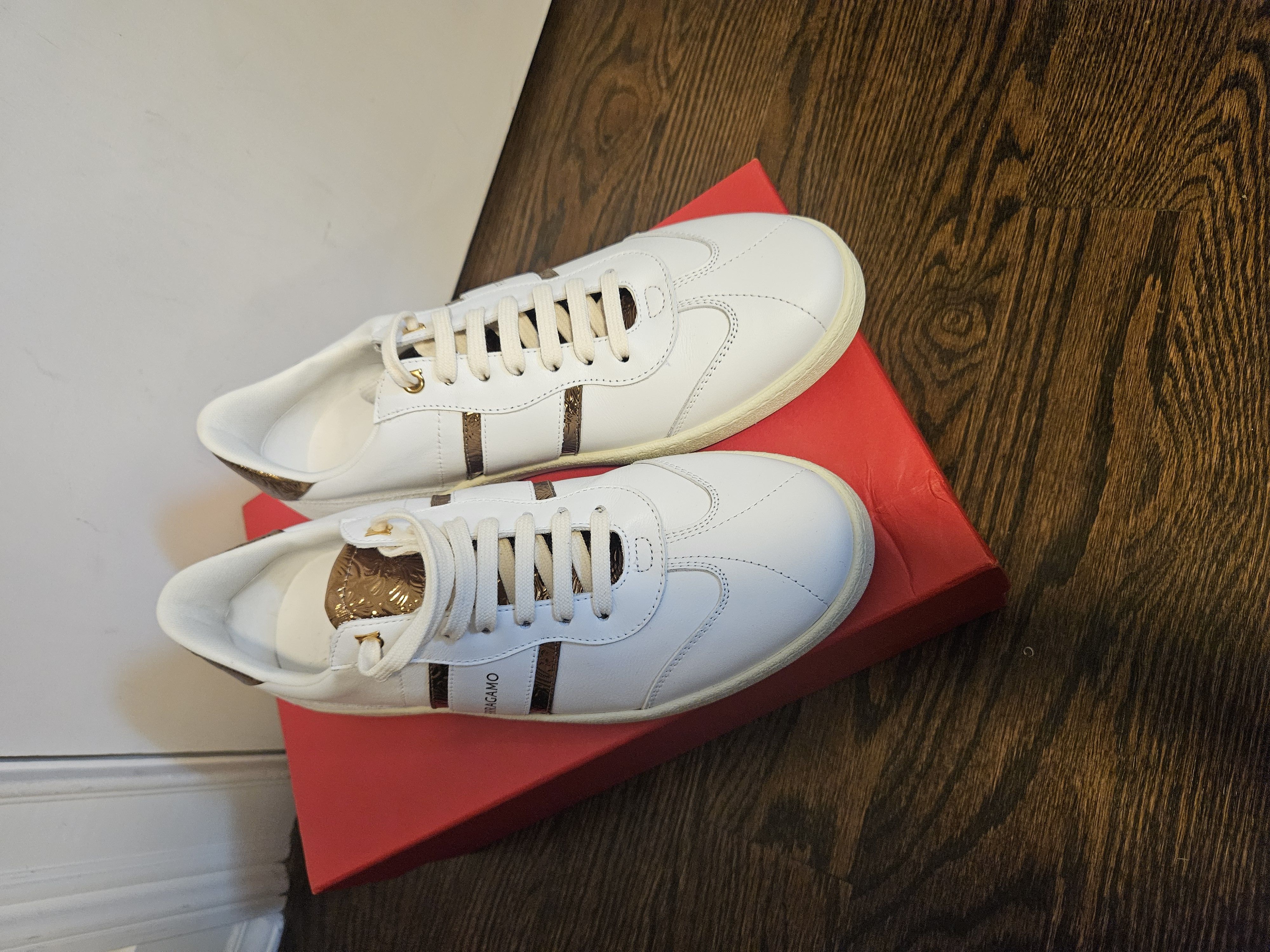 Salvatore Ferragamo Salvatore Ferragamo Achille 2 Leather Sneakers Size US 8.5 / EU 41-42 - 7 Thumbnail