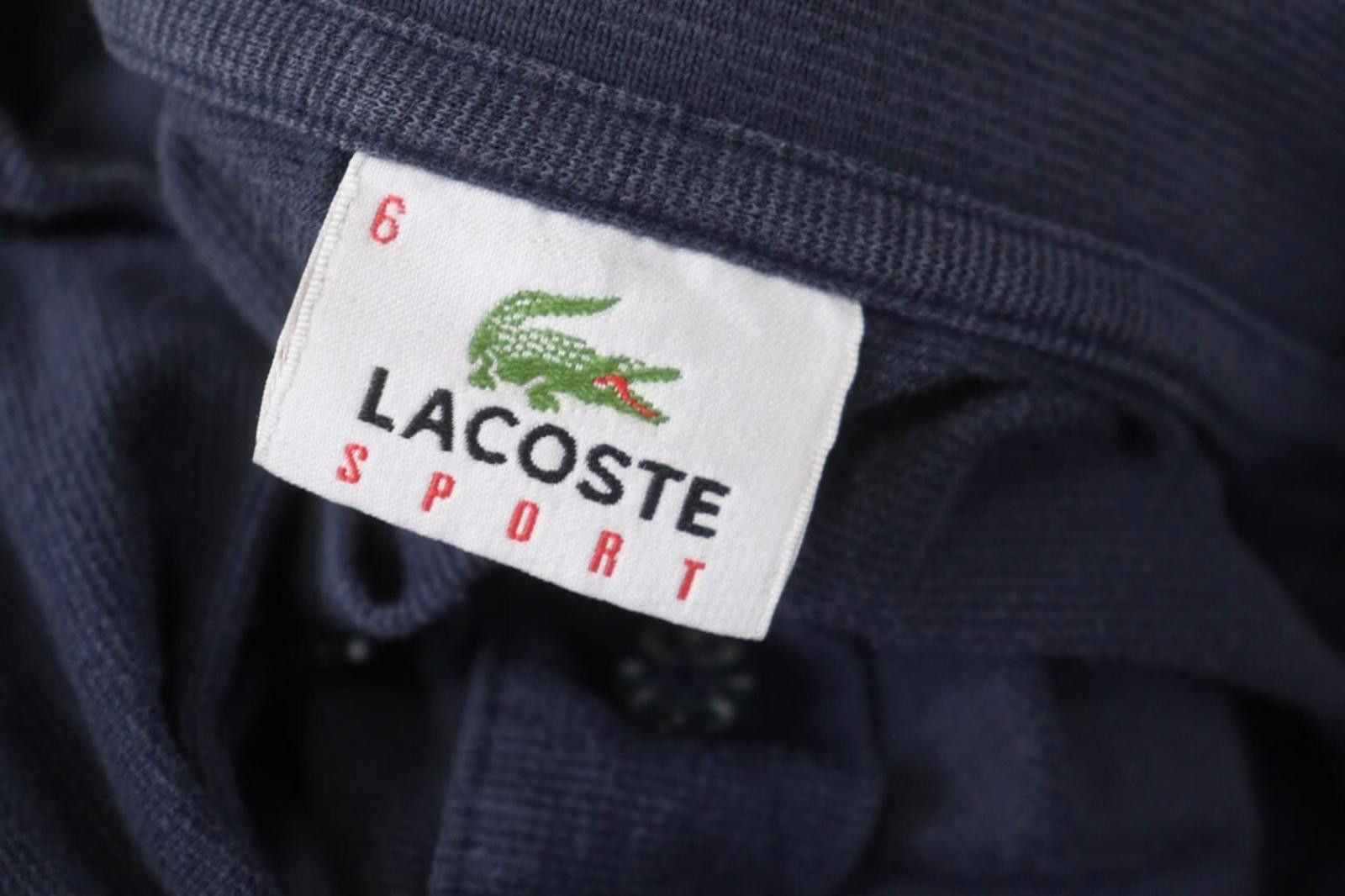 Lacoste Lacoste Navy 100% Cotton Button Front Polo Shirt Size 6 Size US M / EU 48-50 / 2 - 12 Thumbnail