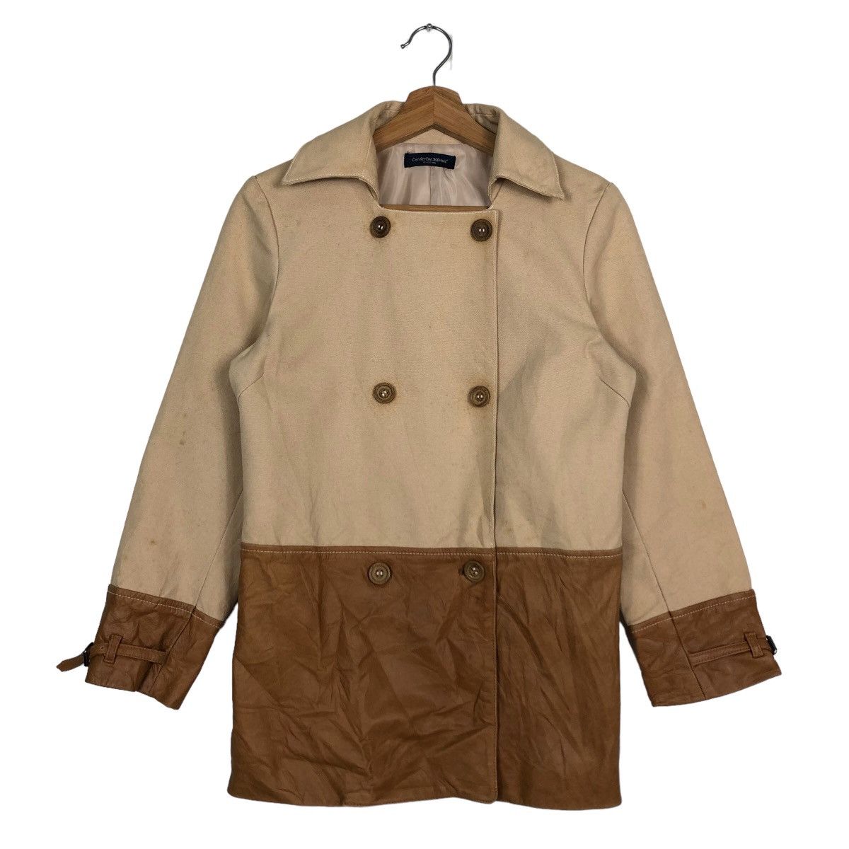 Japanese Brand 🔥VINTAGE SOFT LEATHER JACKET CATHERINE INSPIRE ISSEY MIYAKE Size US M / EU 48-50 / 2 - 2 Thumbnail