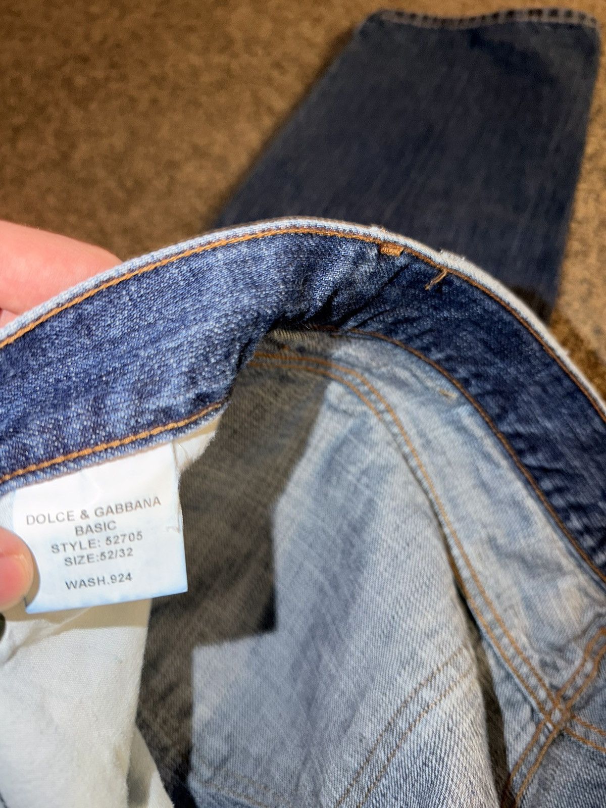 Dolce & Gabbana Dolce & Gabbana basics baggy luxury italian jeans baggy Size US 32 / EU 48 - 6 Thumbnail