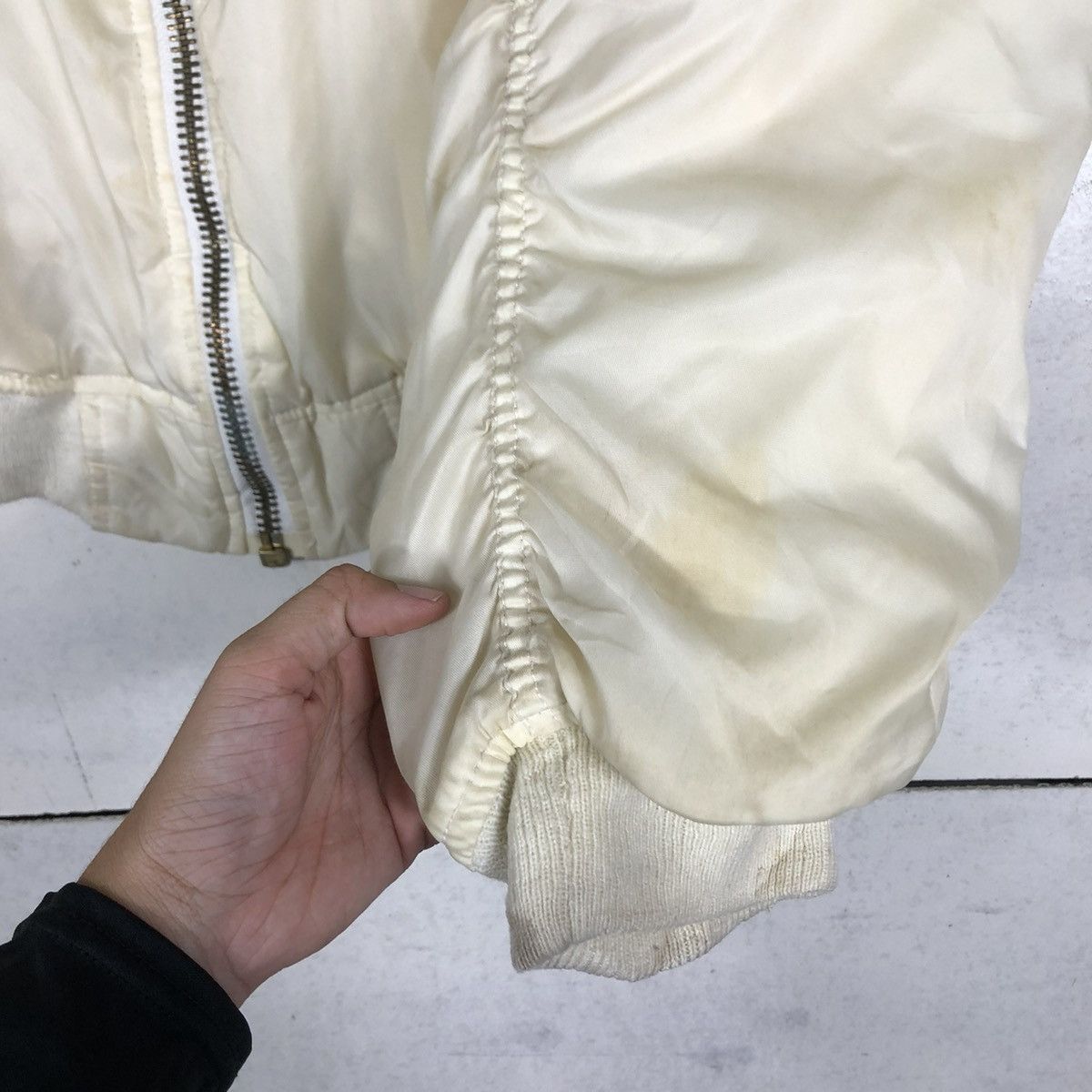 Japanese Brand × Vintage 📌VINTAGE FLY BOMBER JACKET GALLERY SEAMORE ISSEY MIYAKE Size US M / EU 48-50 / 2 - 15 Thumbnail