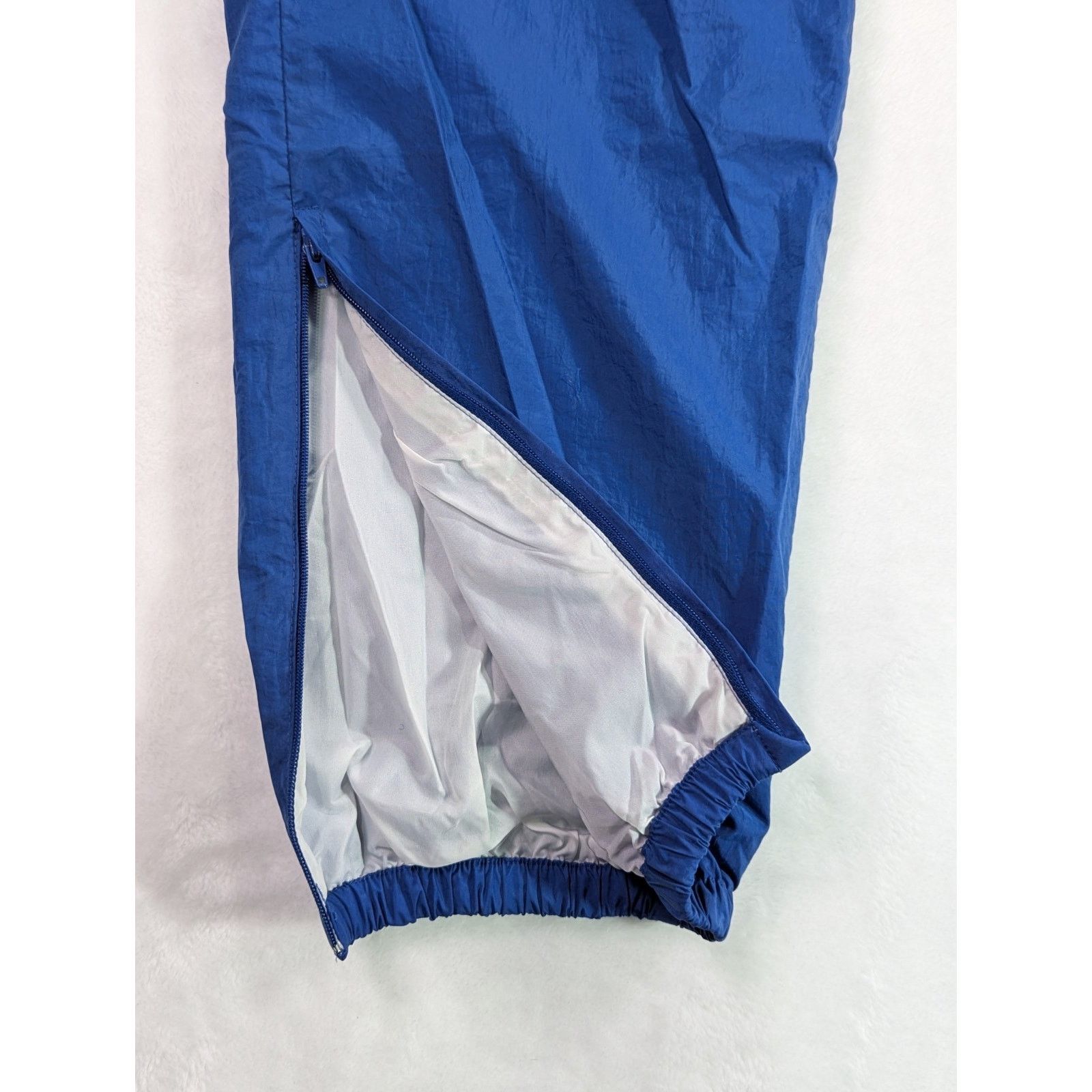 Nike Vintage 90s Nike Nylon Track Pants Royal Blue Women's M Size 26" / US 2 / IT 38 - 9 Thumbnail