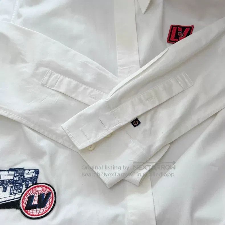 Louis Vuitton Louis Vuitton White Badge Shirt Size XXS / US 00 / IT 34 - 8 Thumbnail