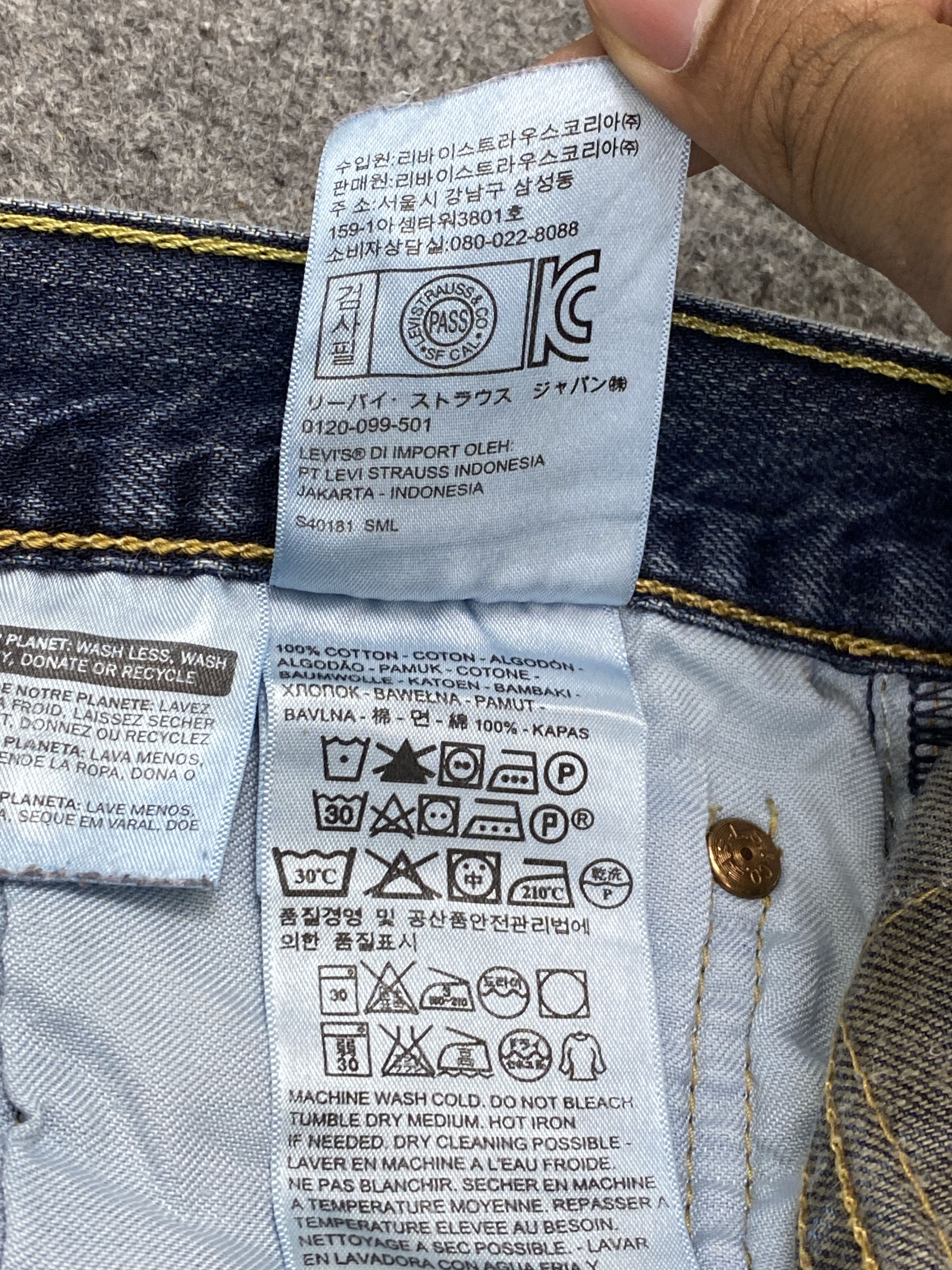 Levi's Distressed Vintage Levis 501 Denim Jeans DP2732 Size US 31 - 6 Thumbnail