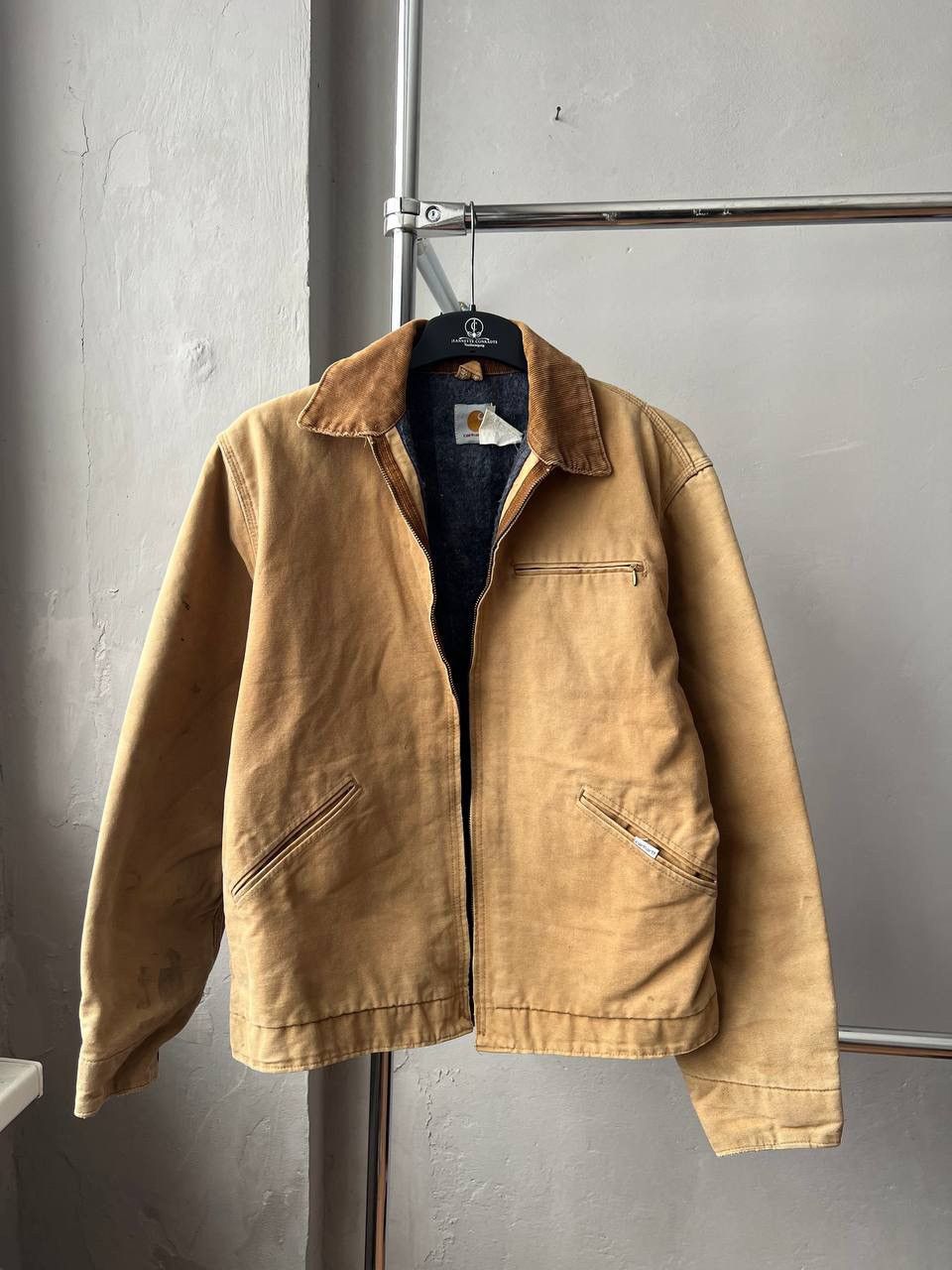 Carhartt 90’S CARHARTT TRASHED DETROID AMERICAN ICONIC JACKET COAT 42 Size US M / EU 48-50 / 2 - 4 Thumbnail